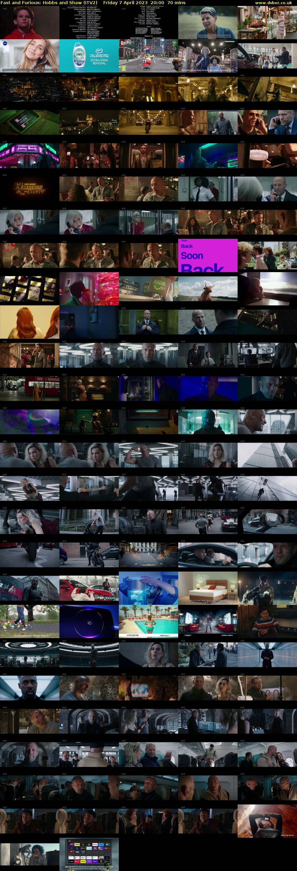 Fast and Furious: Hobbs and Shaw (ITV2) Friday 7 April 2023 20:00 - 21:10