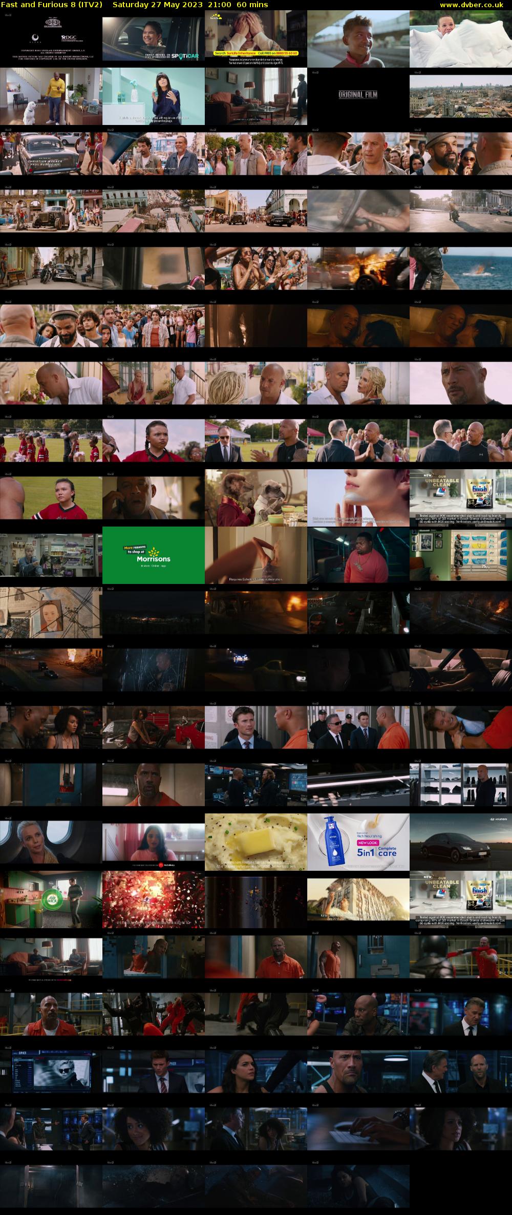Fast and Furious 8 (ITV2) Saturday 27 May 2023 21:00 - 22:00