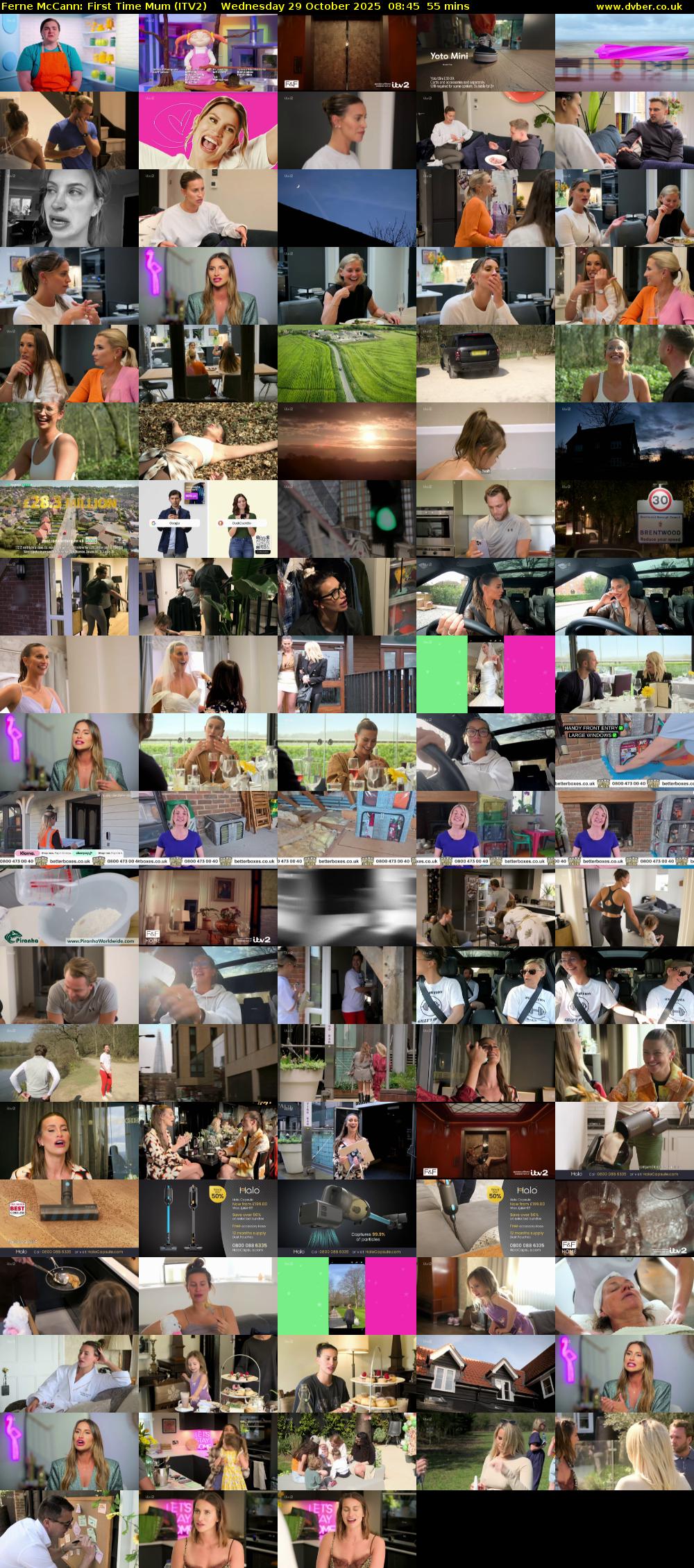 Ferne McCann: First Time Mum (ITV2) Wednesday 29 October 2025 08:45 - 09:40