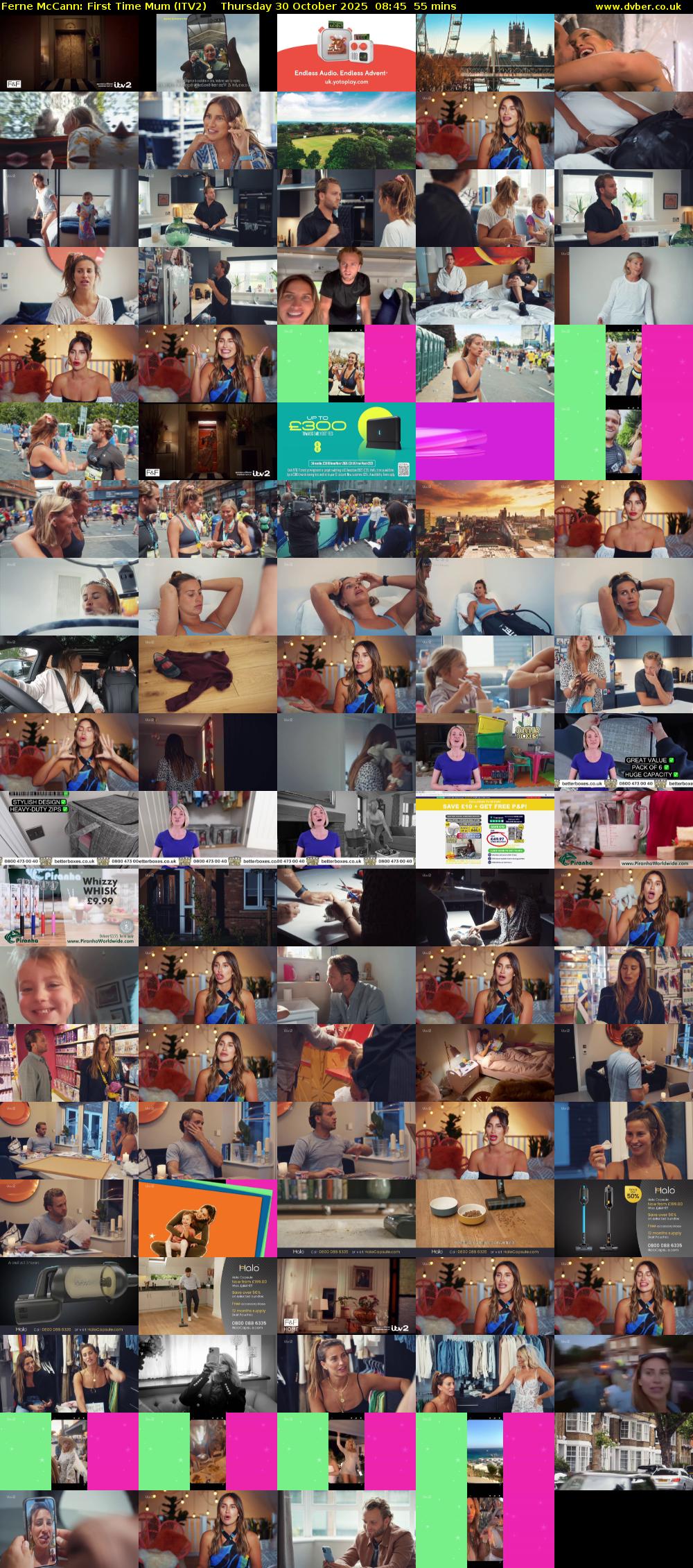 Ferne McCann: First Time Mum (ITV2) Thursday 30 October 2025 08:45 - 09:40