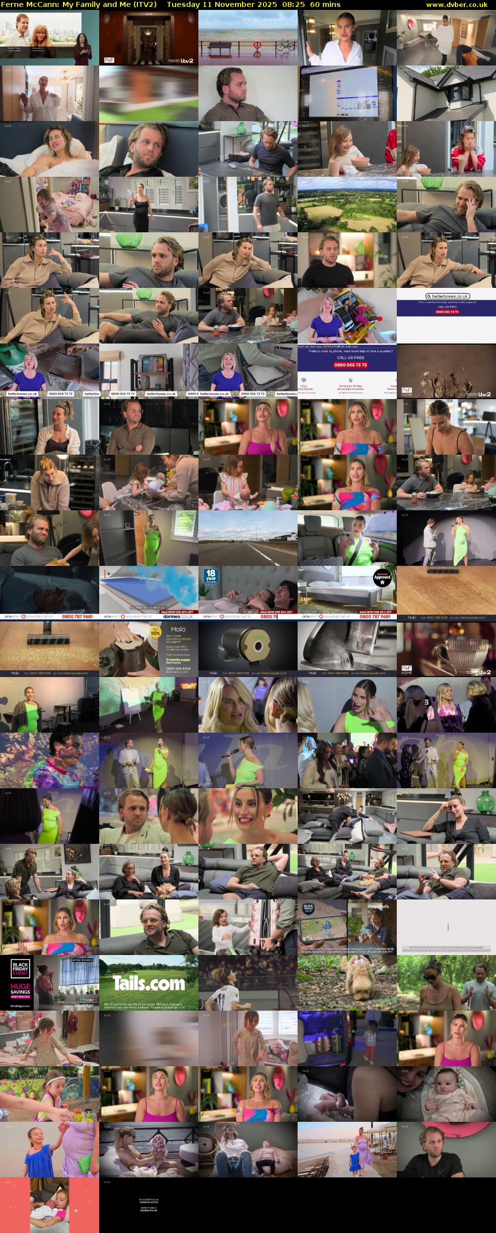 Ferne McCann: My Family and Me (ITV2) Tuesday 11 November 2025 08:25 - 09:25