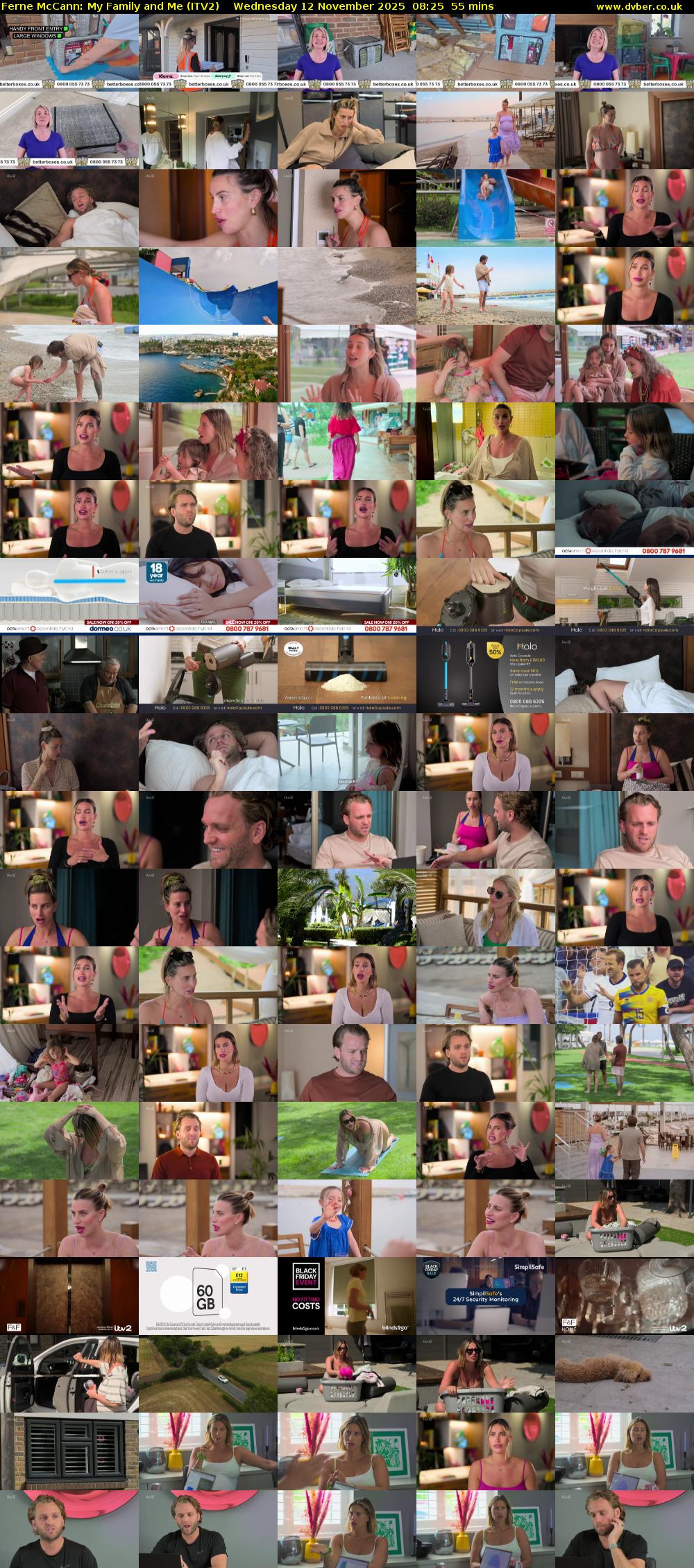 Ferne McCann: My Family and Me (ITV2) Wednesday 12 November 2025 08:25 - 09:20