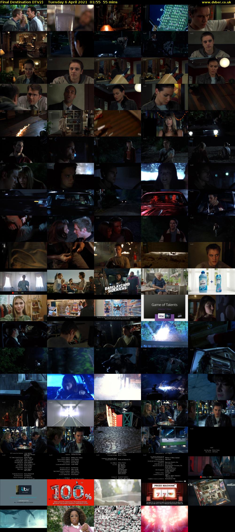 Final Destination (ITV2) Tuesday 6 April 2021 01:55 - 02:50