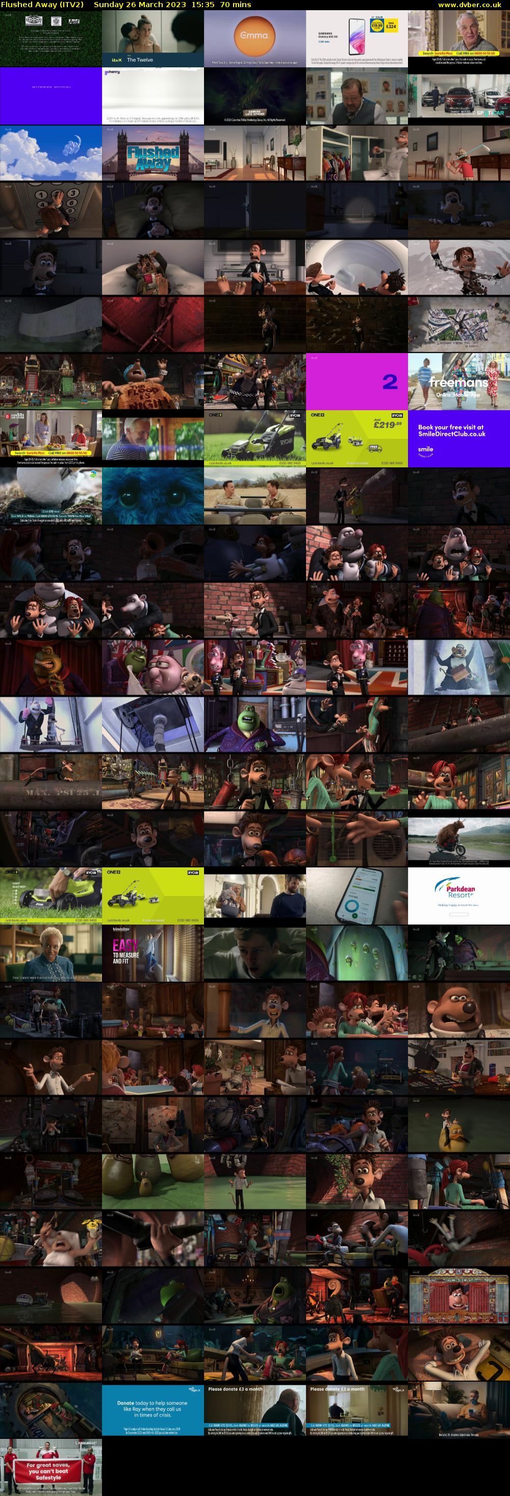 Flushed Away (ITV2) Sunday 26 March 2023 15:35 - 16:45