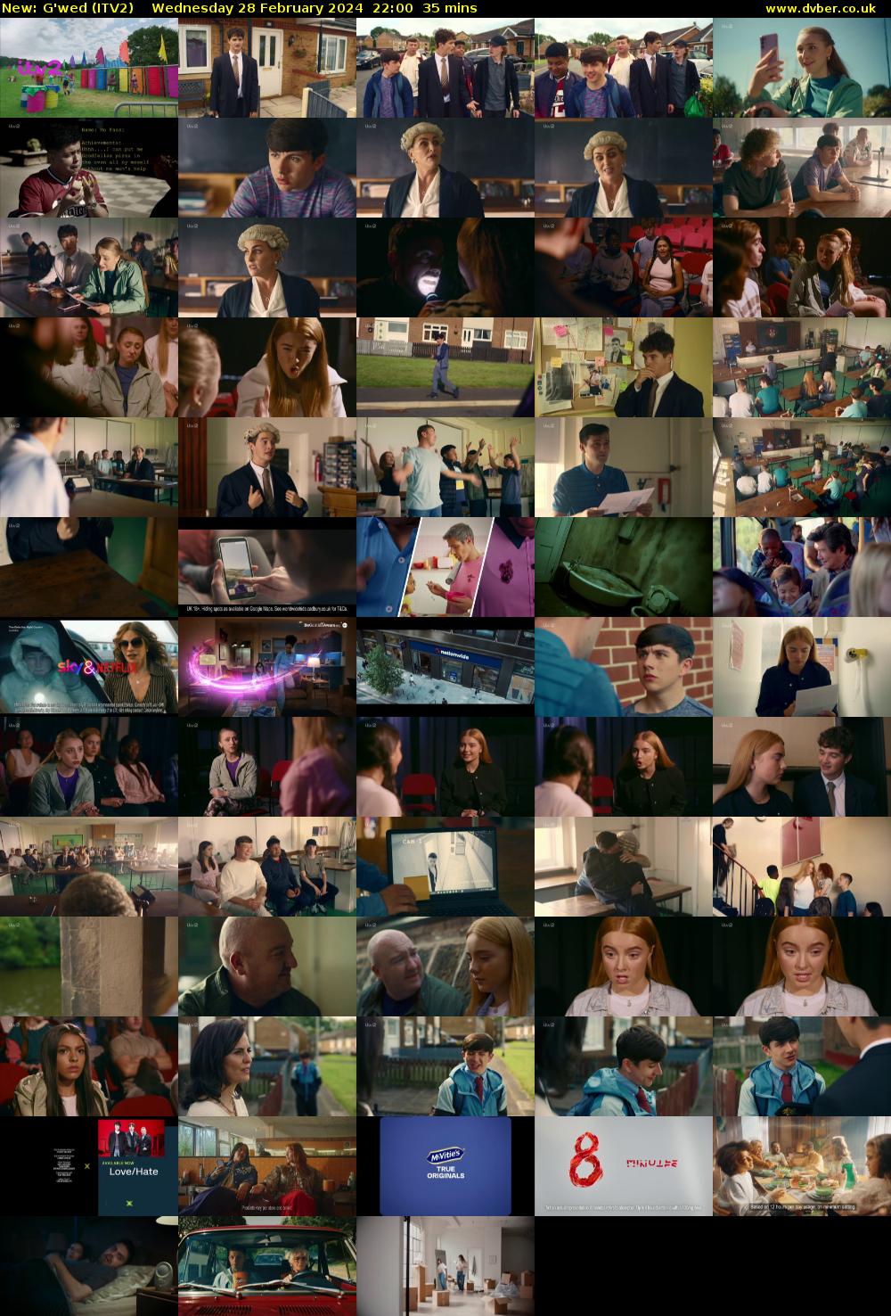 G'wed (ITV2) Wednesday 28 February 2024 22:00 - 22:35