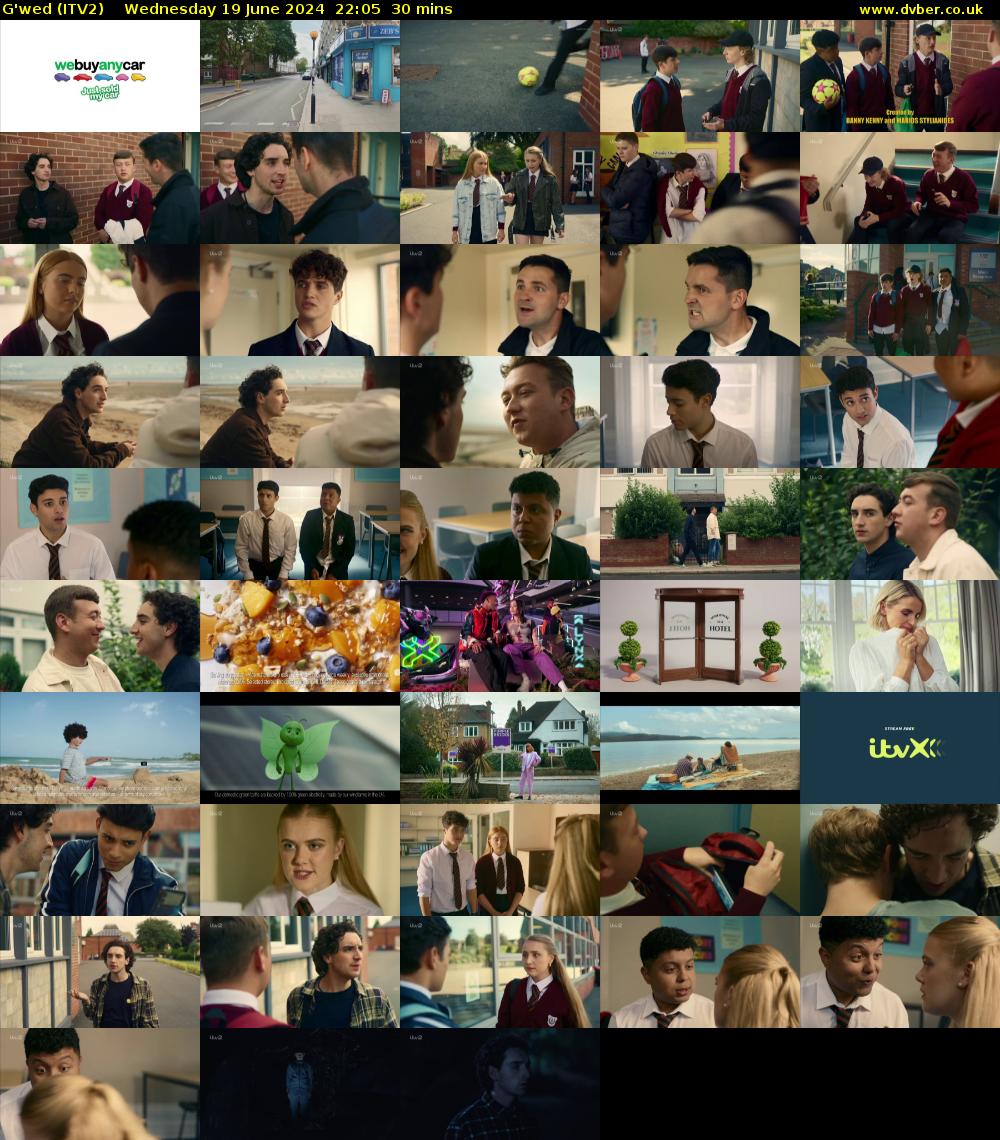 G'wed (ITV2) Wednesday 19 June 2024 22:05 - 22:35