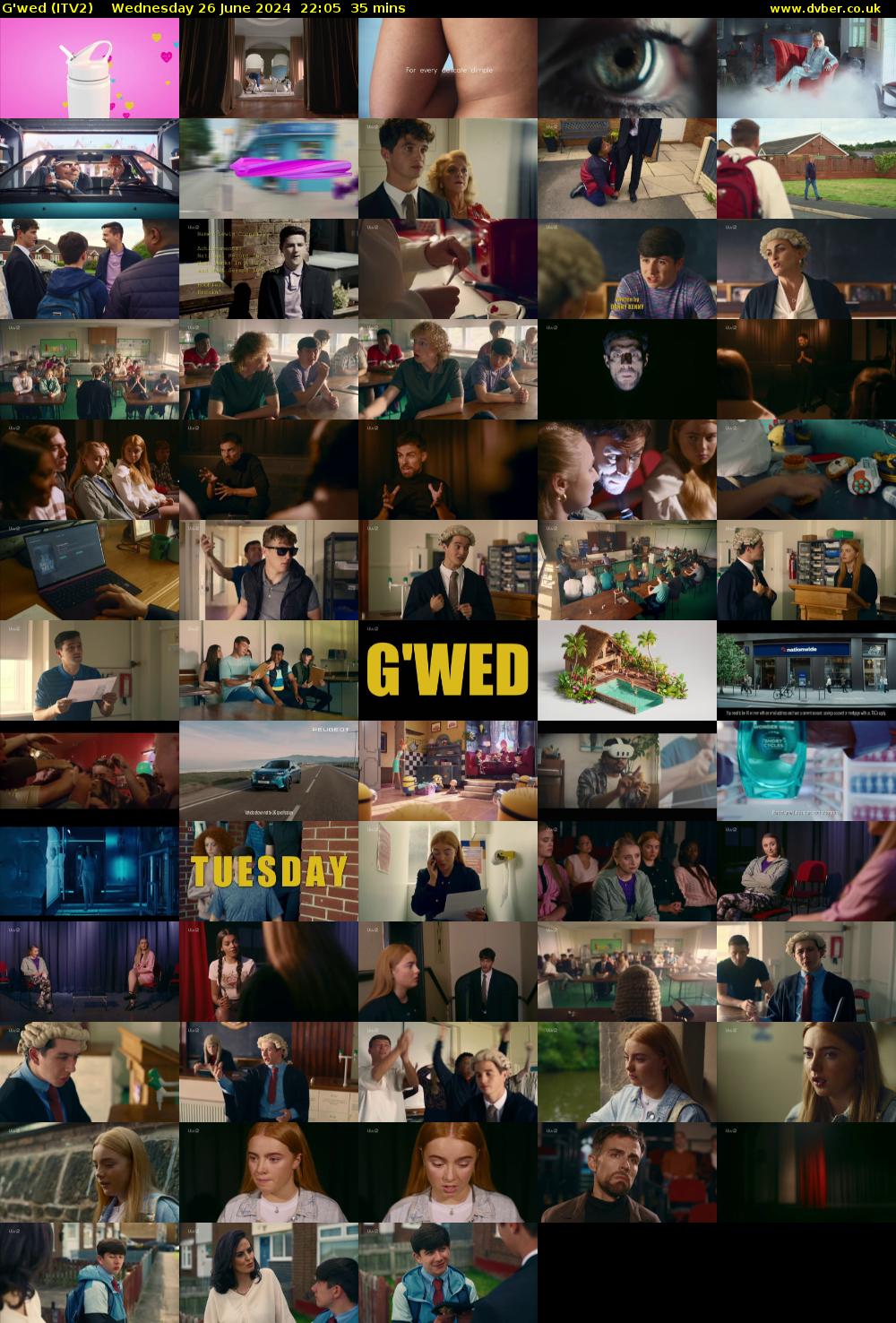 G'wed (ITV2) Wednesday 26 June 2024 22:05 - 22:40