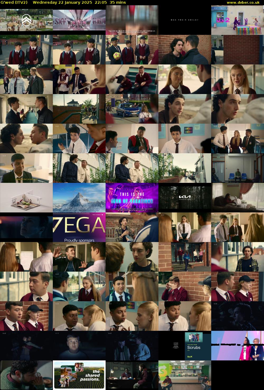 G'wed (ITV2) Wednesday 22 January 2025 22:05 - 22:40