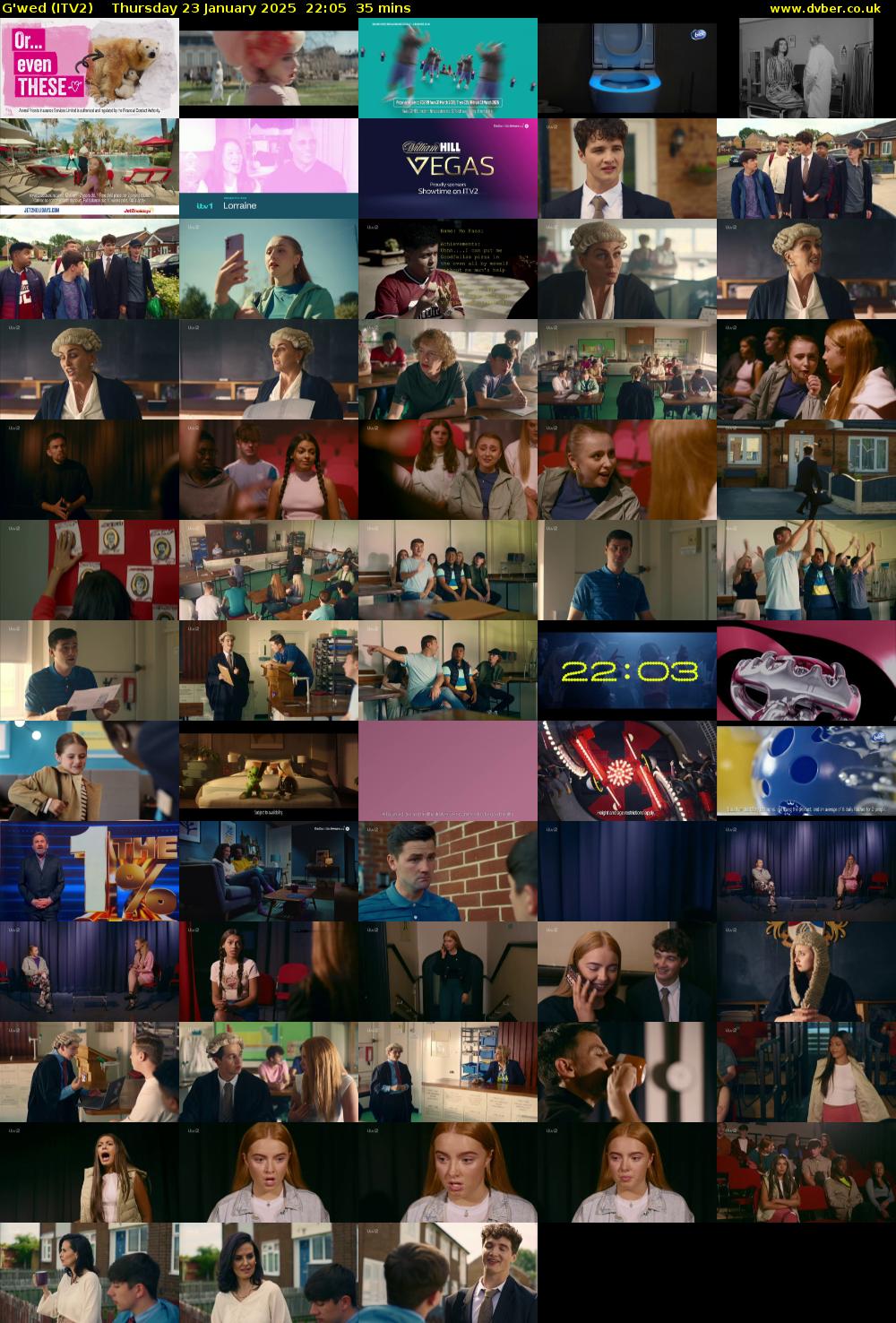G'wed (ITV2) Thursday 23 January 2025 22:05 - 22:40