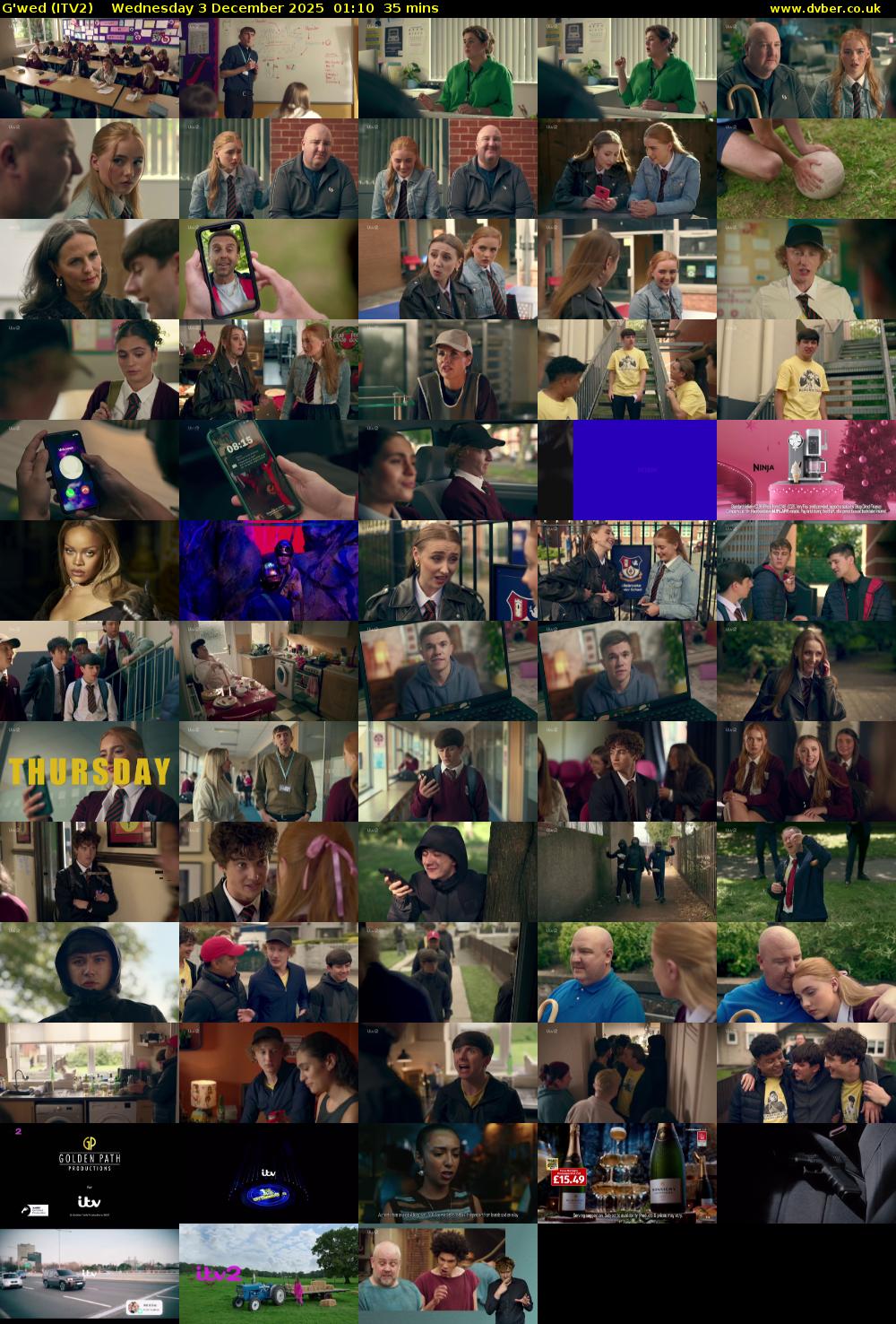 G'wed (ITV2) Wednesday 3 December 2025 01:10 - 01:45