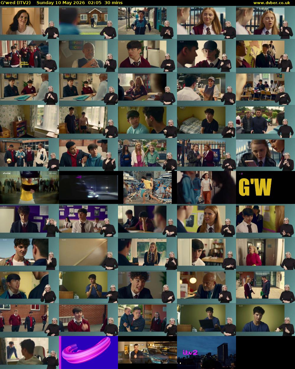G'wed (ITV2) Sunday 10 May 2026 02:05 - 02:35
