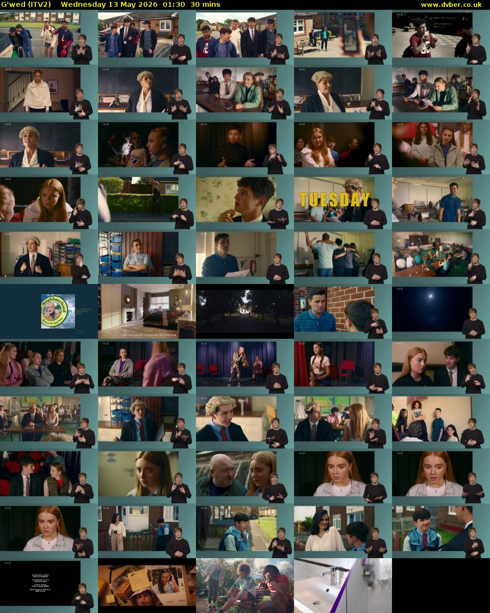 G'wed (ITV2) Wednesday 13 May 2026 01:30 - 02:00