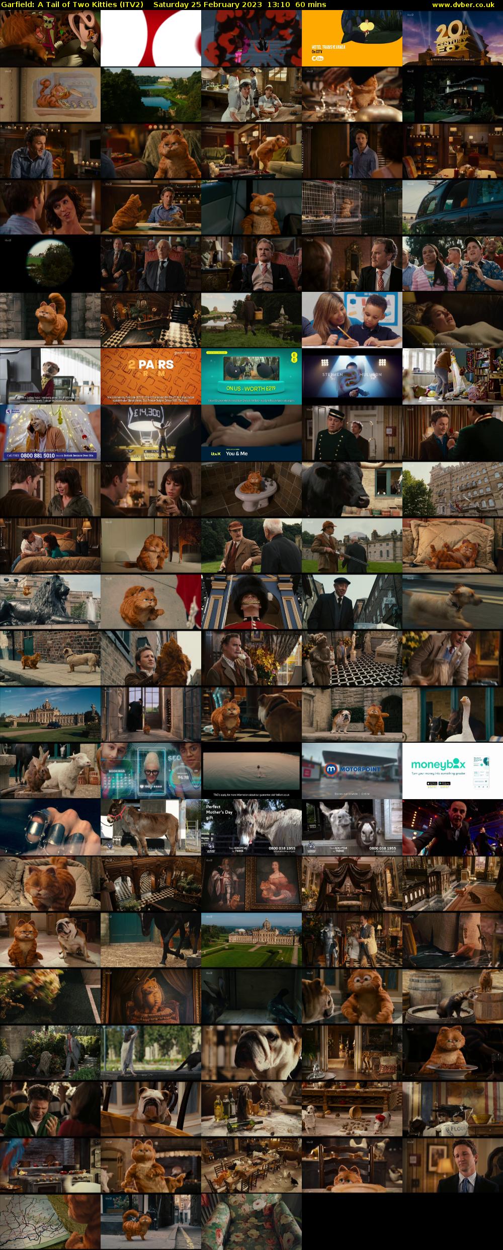 Garfield: A Tail of Two Kitties (ITV2) Saturday 25 February 2023 13:10 - 14:10