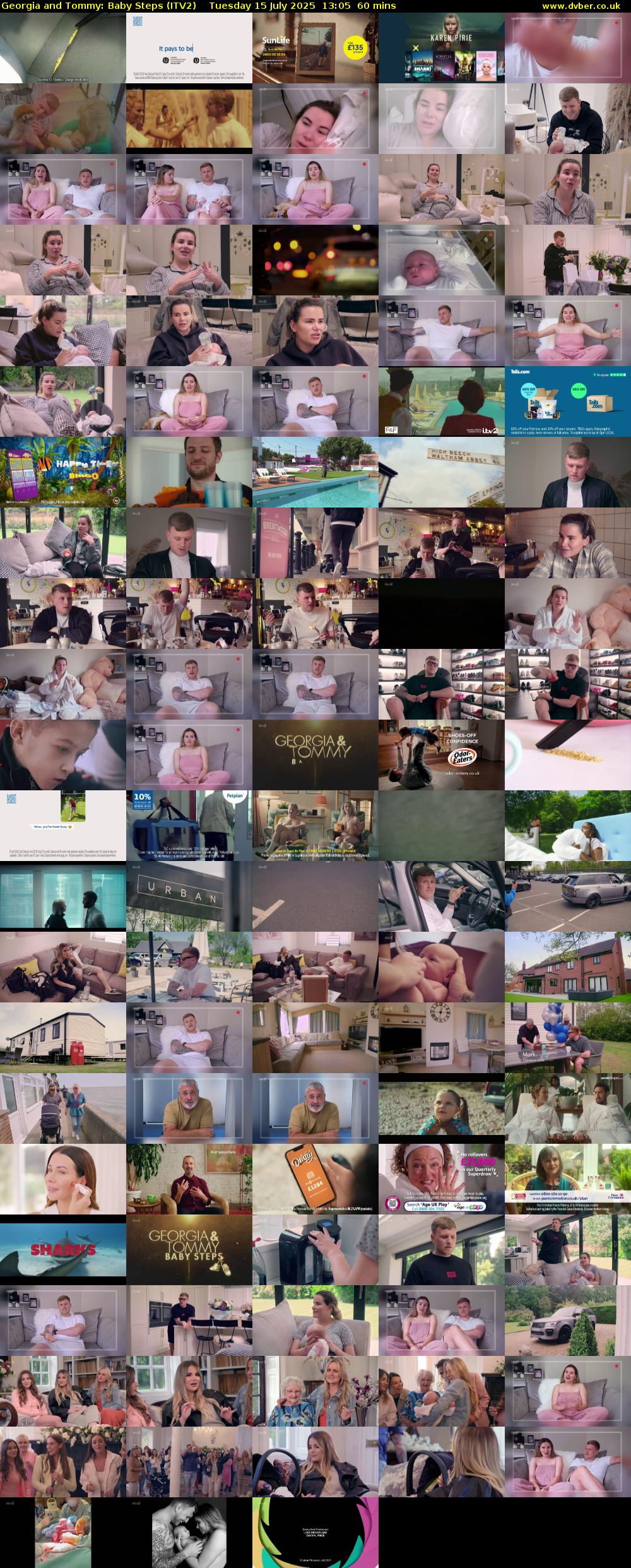 Georgia and Tommy: Baby Steps (ITV2) Tuesday 15 July 2025 13:05 - 14:05