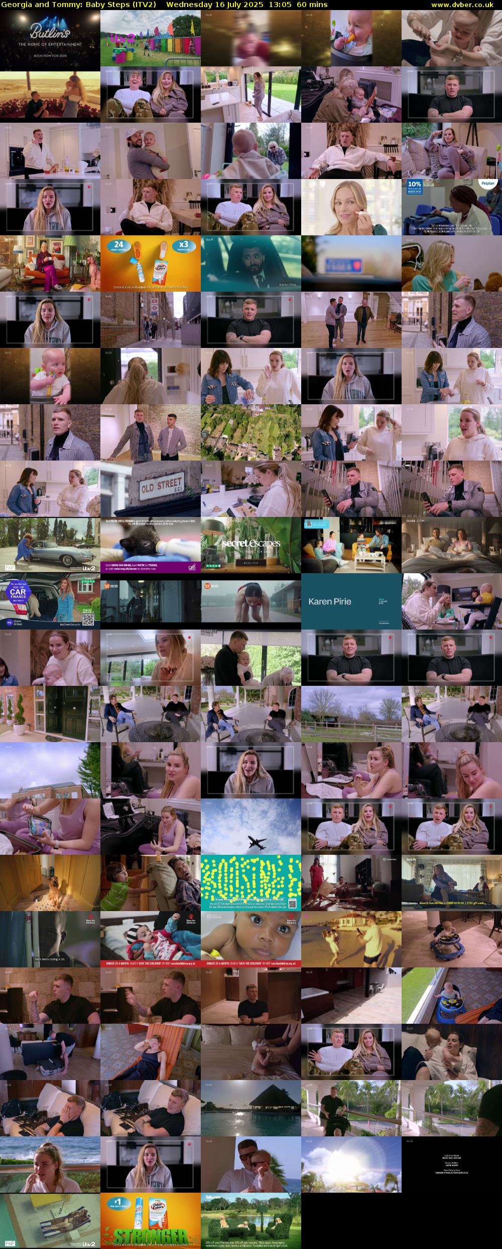Georgia and Tommy: Baby Steps (ITV2) Wednesday 16 July 2025 13:05 - 14:05