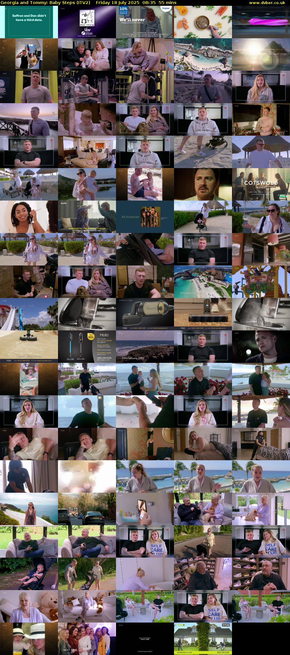 Georgia and Tommy: Baby Steps (ITV2) Friday 18 July 2025 08:35 - 09:30
