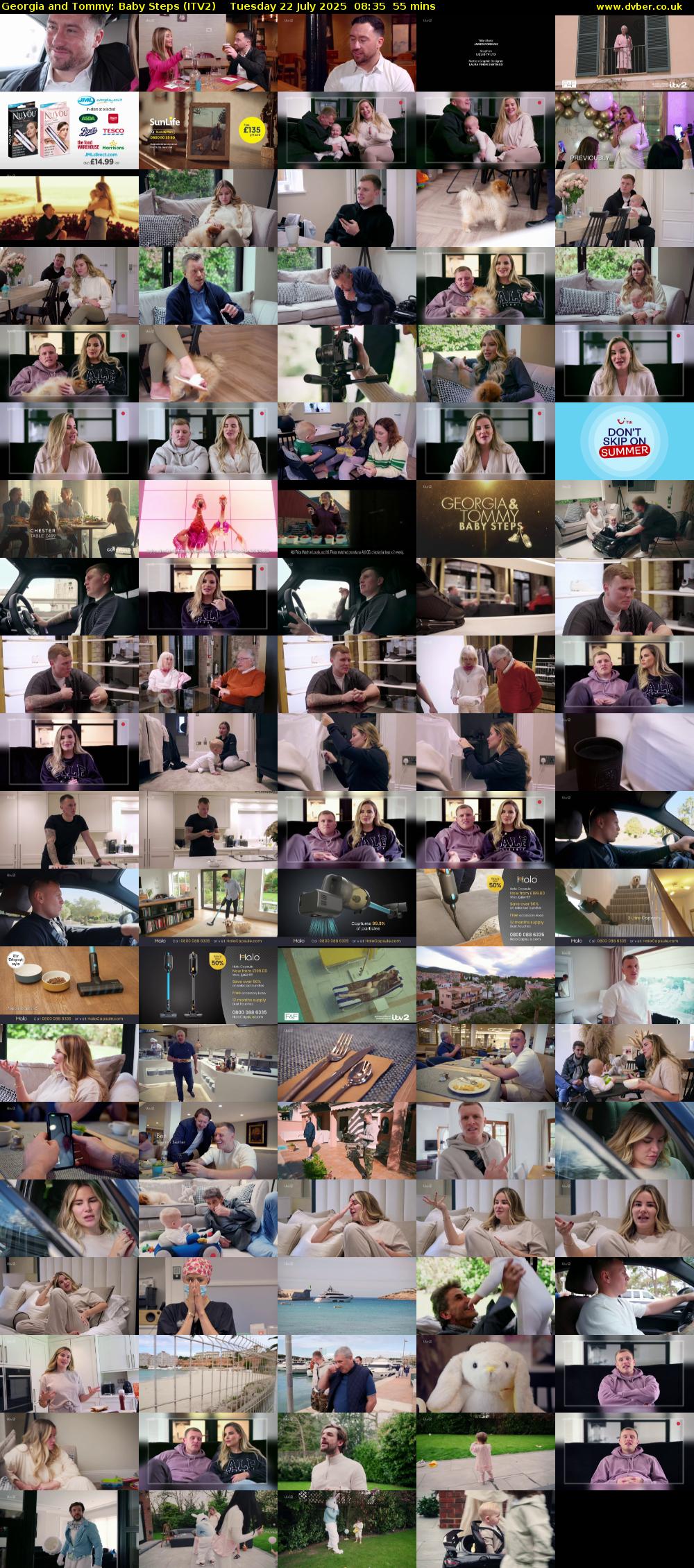 Georgia and Tommy: Baby Steps (ITV2) Tuesday 22 July 2025 08:35 - 09:30