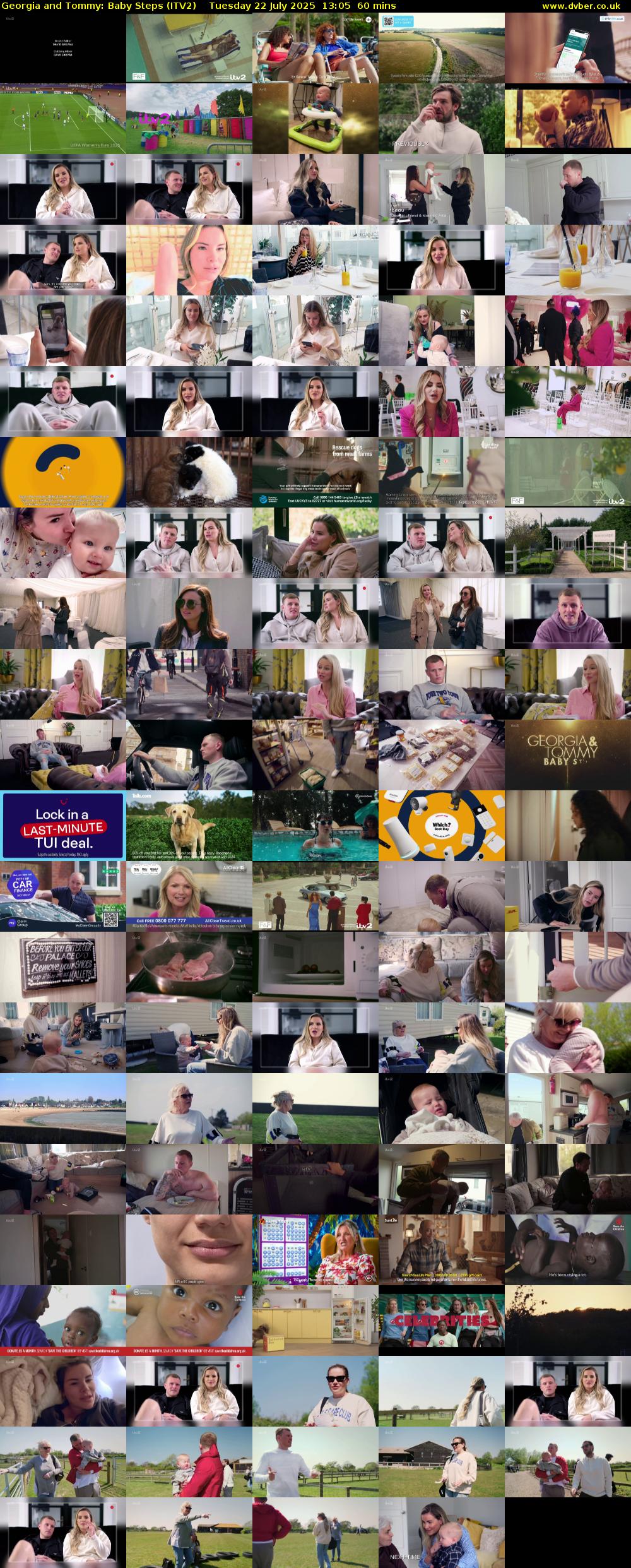 Georgia and Tommy: Baby Steps (ITV2) Tuesday 22 July 2025 13:05 - 14:05