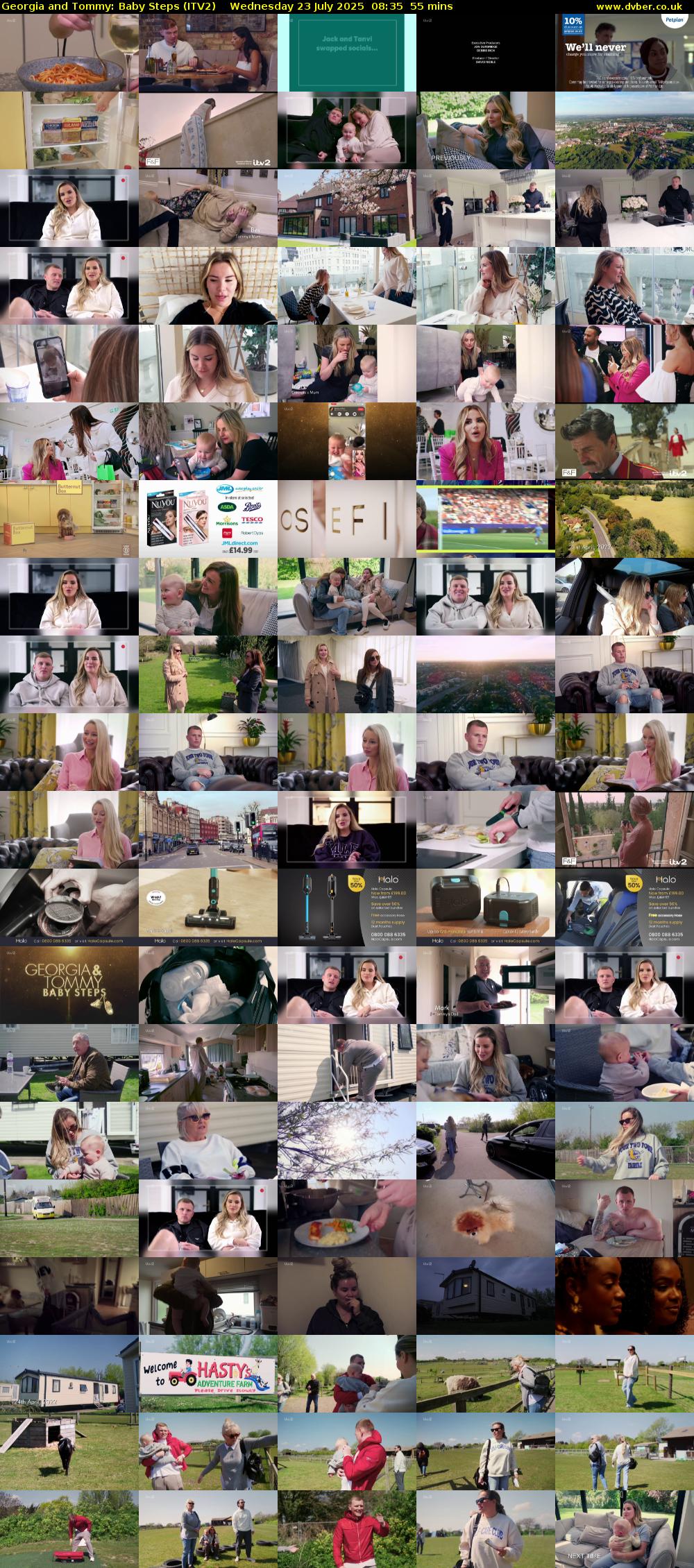 Georgia and Tommy: Baby Steps (ITV2) Wednesday 23 July 2025 08:35 - 09:30