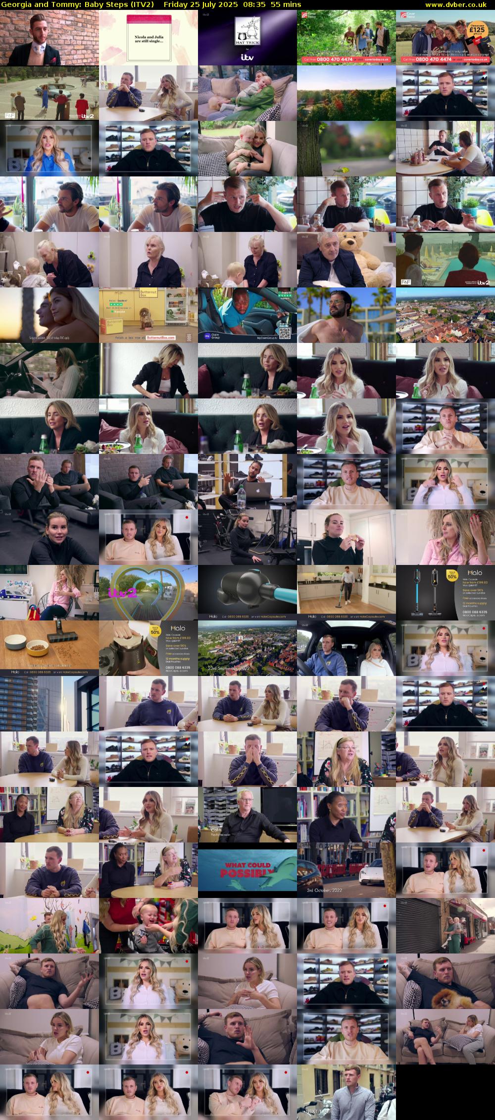 Georgia and Tommy: Baby Steps (ITV2) Friday 25 July 2025 08:35 - 09:30