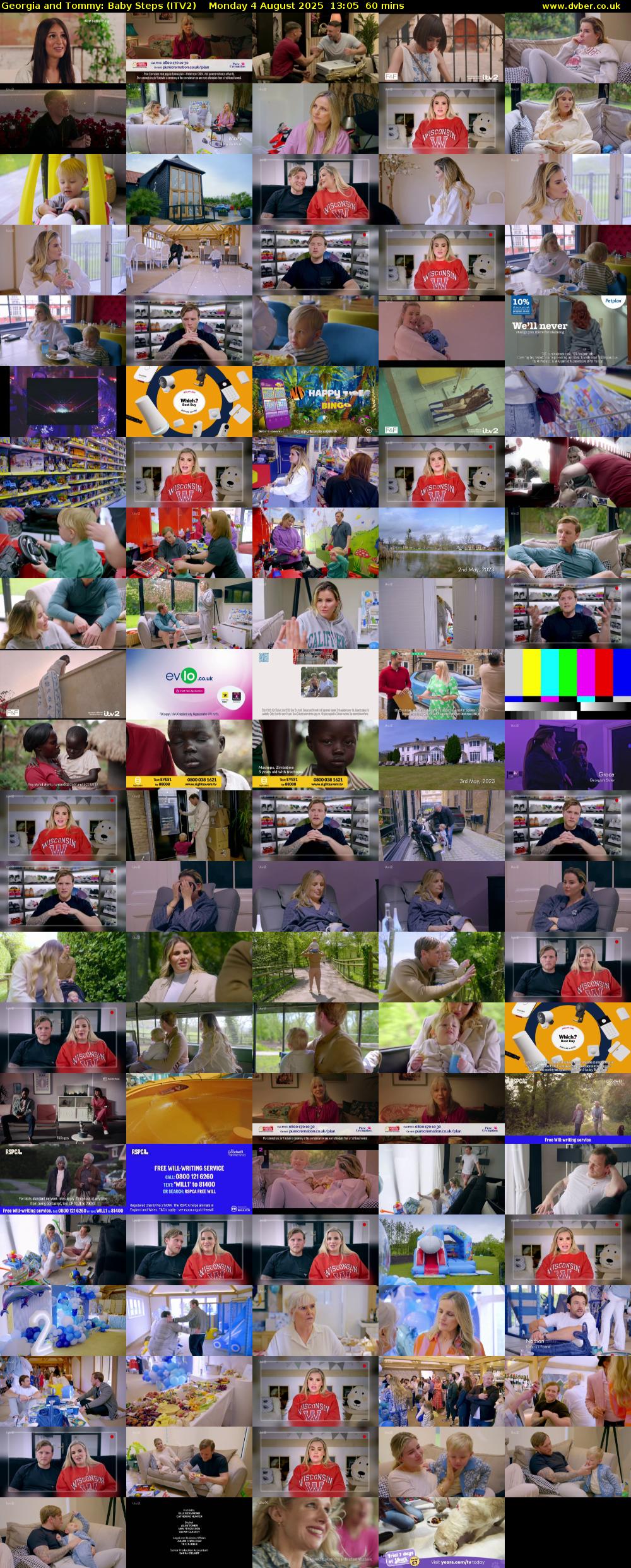 Georgia and Tommy: Baby Steps (ITV2) Monday 4 August 2025 13:05 - 14:05