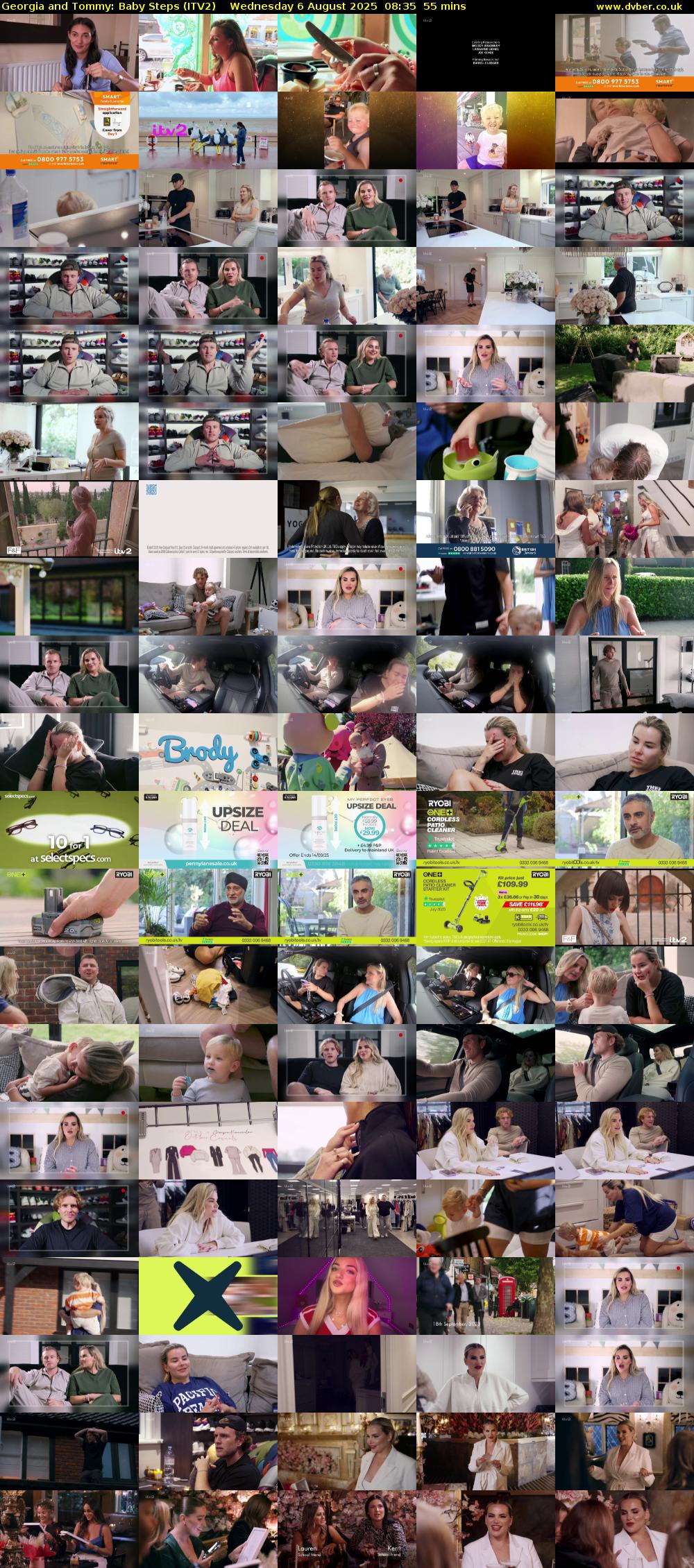 Georgia and Tommy: Baby Steps (ITV2) Wednesday 6 August 2025 08:35 - 09:30