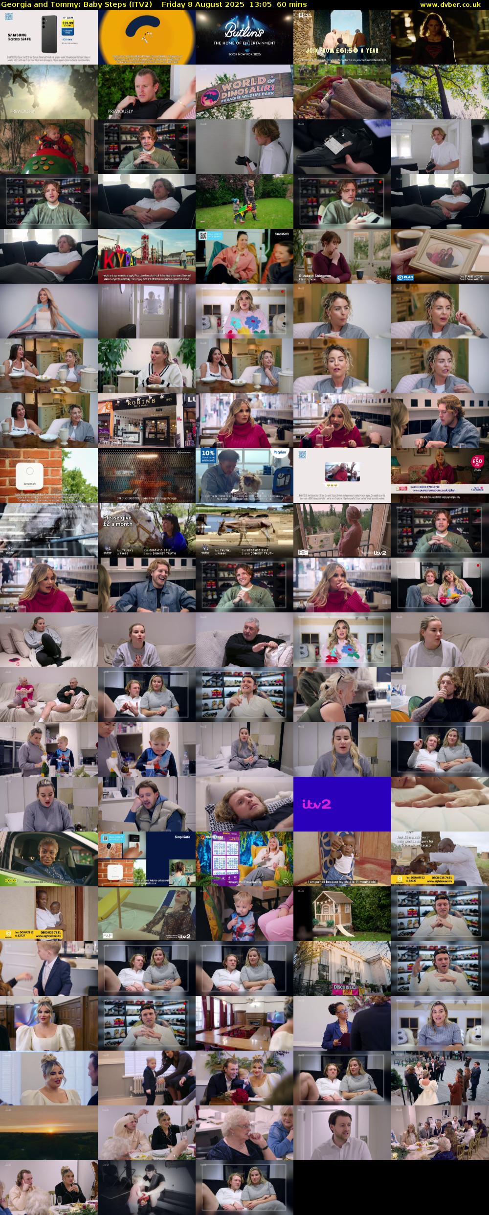 Georgia and Tommy: Baby Steps (ITV2) Friday 8 August 2025 13:05 - 14:05