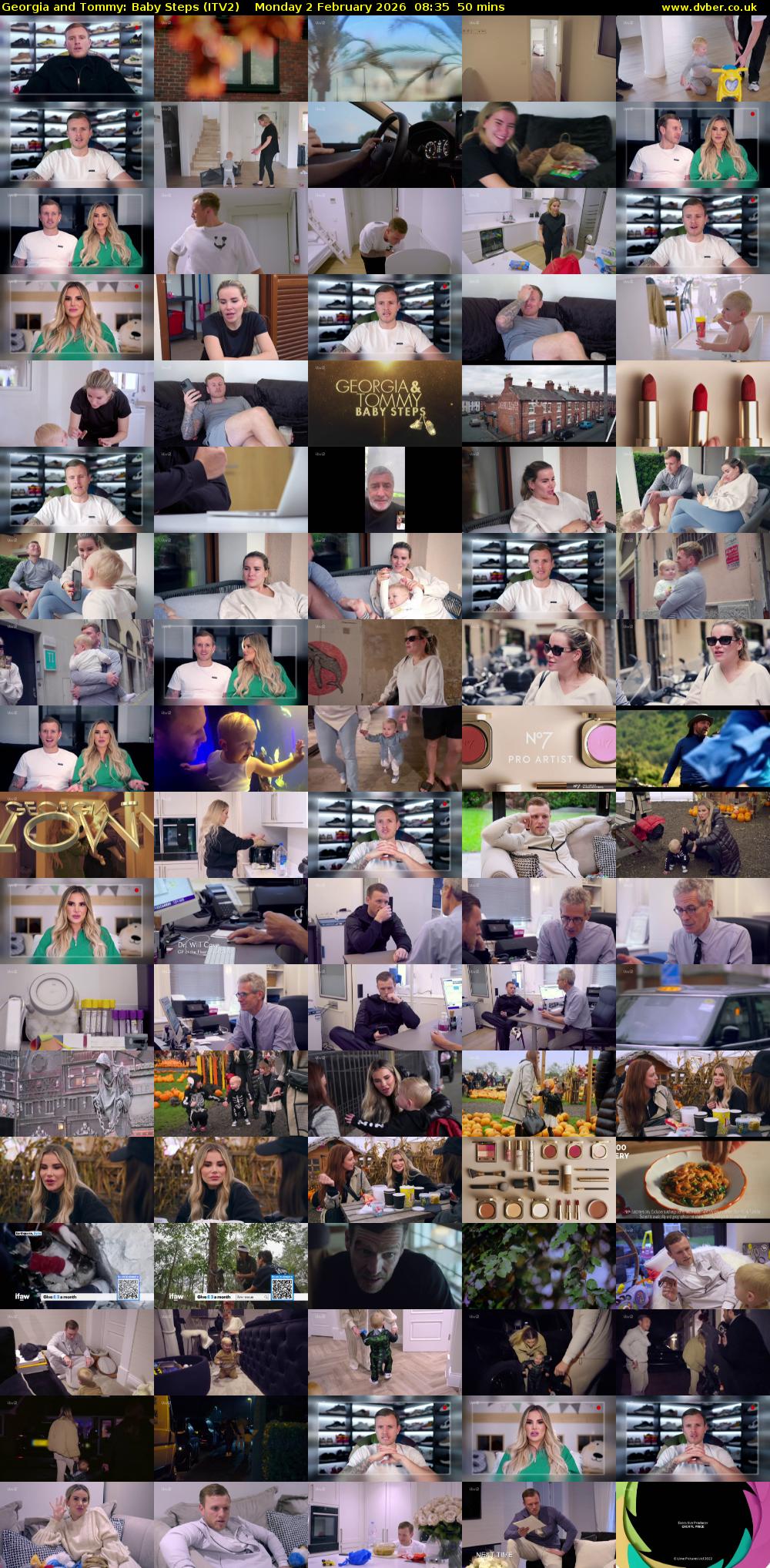 Georgia and Tommy: Baby Steps (ITV2) Monday 2 February 2026 08:35 - 09:25