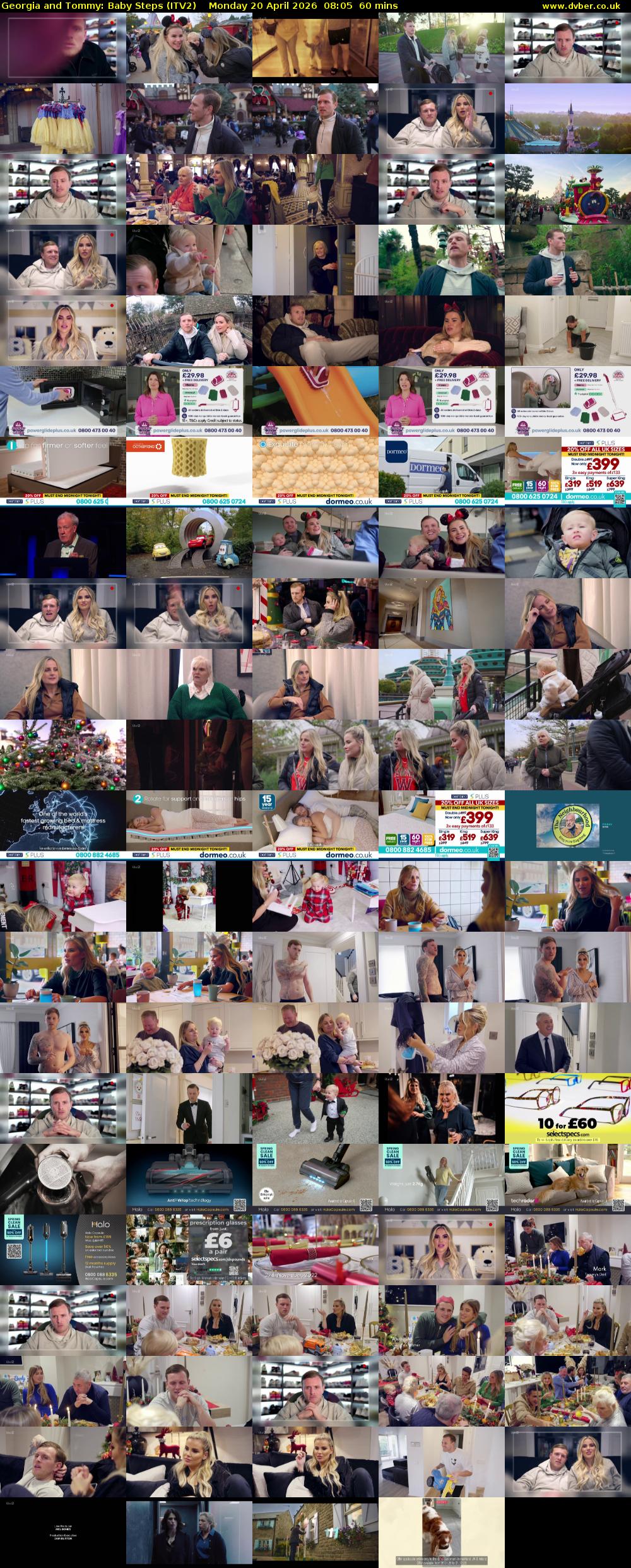 Georgia and Tommy: Baby Steps (ITV2) Monday 20 April 2026 08:05 - 09:05