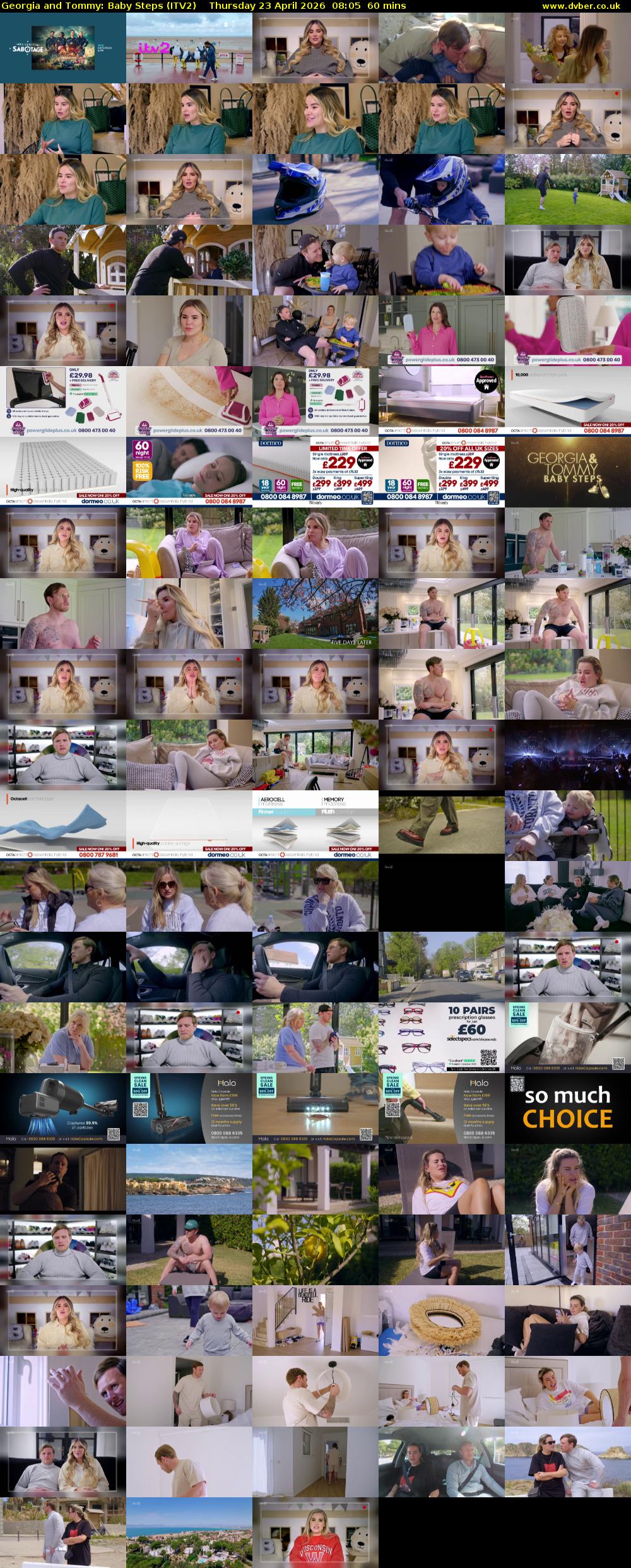 Georgia and Tommy: Baby Steps (ITV2) Thursday 23 April 2026 08:05 - 09:05