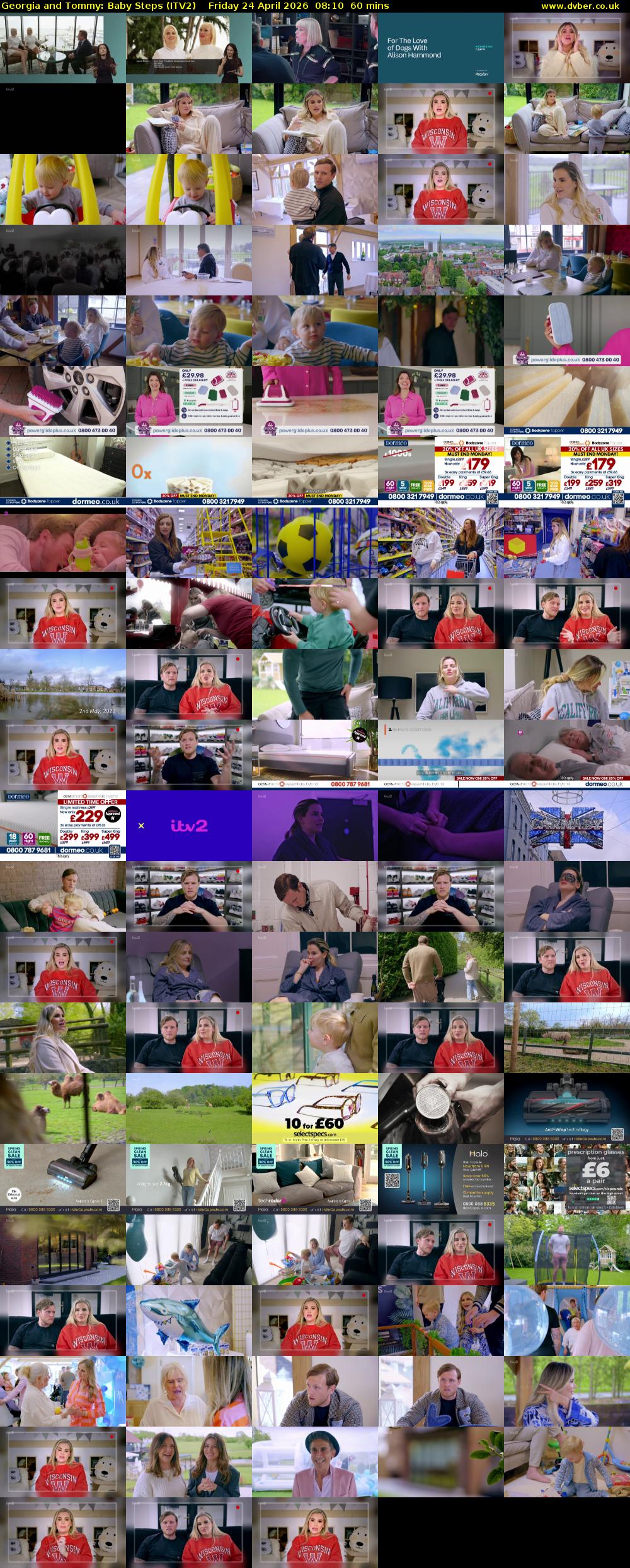 Georgia and Tommy: Baby Steps (ITV2) Friday 24 April 2026 08:10 - 09:10