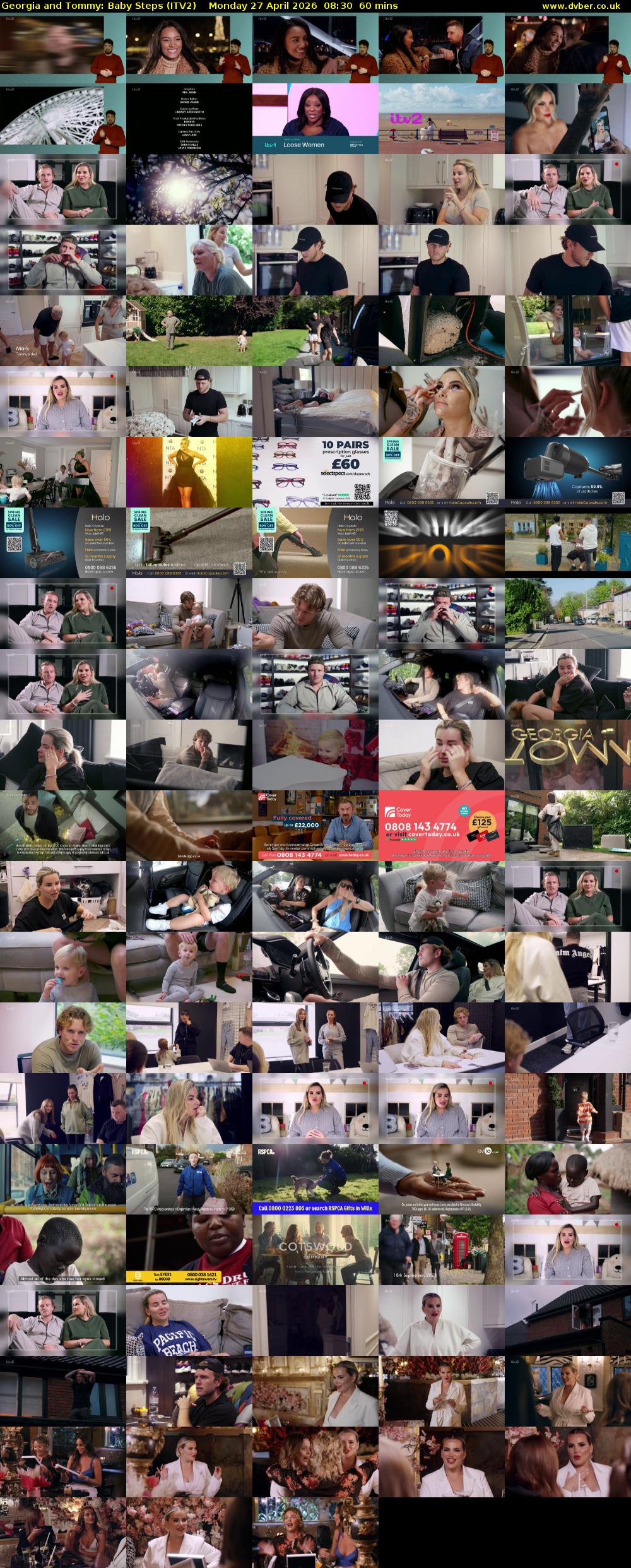 Georgia and Tommy: Baby Steps (ITV2) Monday 27 April 2026 08:30 - 09:30