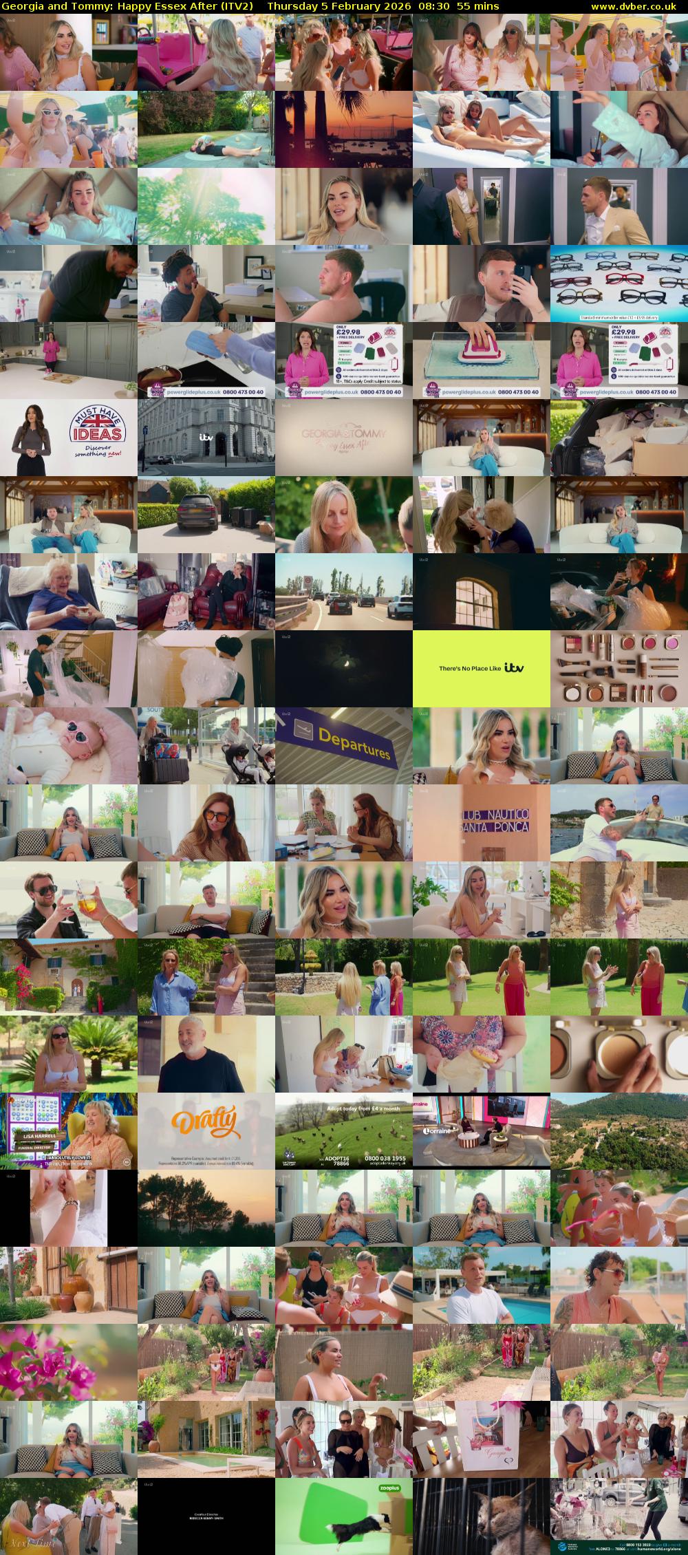 Georgia and Tommy: Happy Essex After (ITV2) Thursday 5 February 2026 08:30 - 09:25