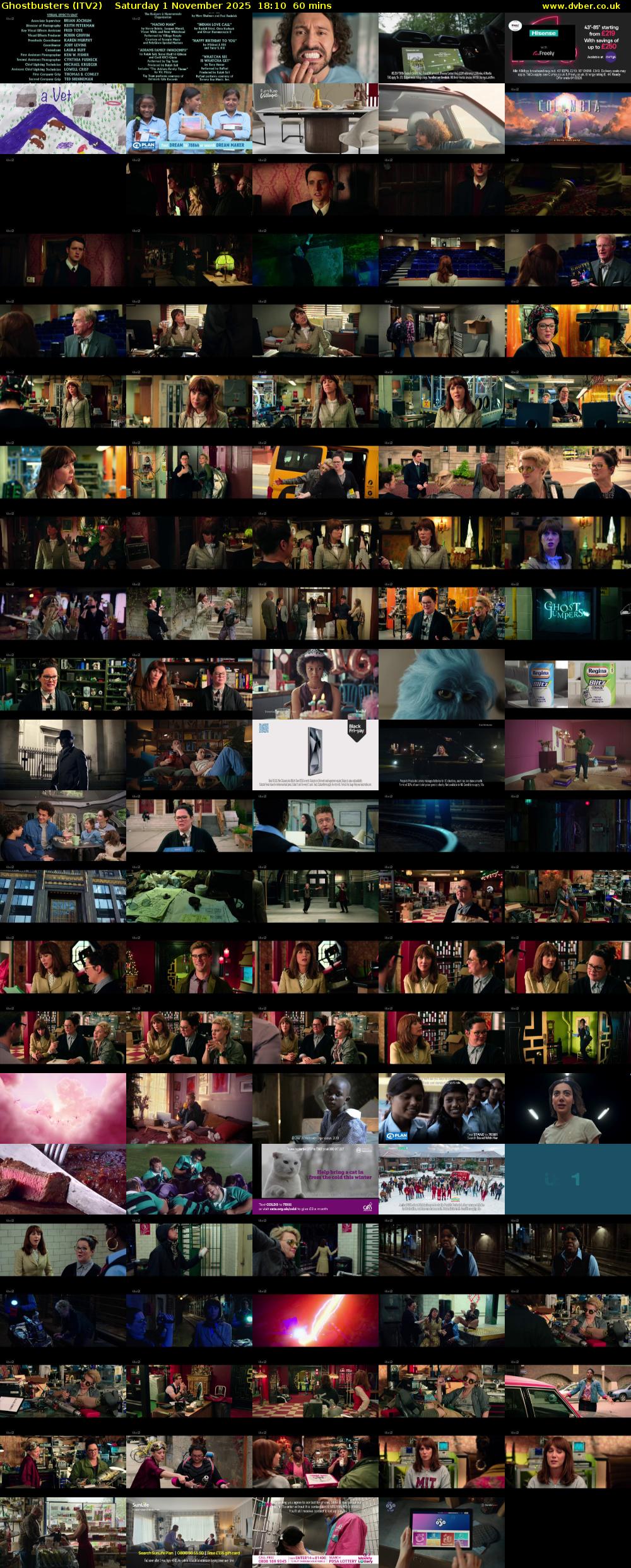 Ghostbusters (ITV2) Saturday 1 November 2025 18:10 - 19:10