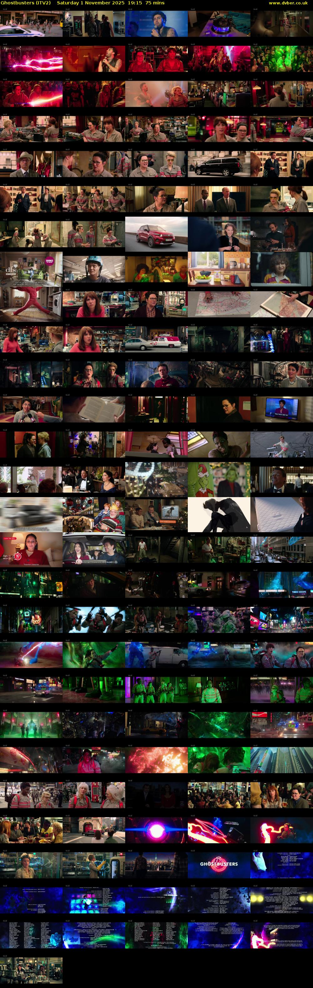 Ghostbusters (ITV2) Saturday 1 November 2025 19:15 - 20:30
