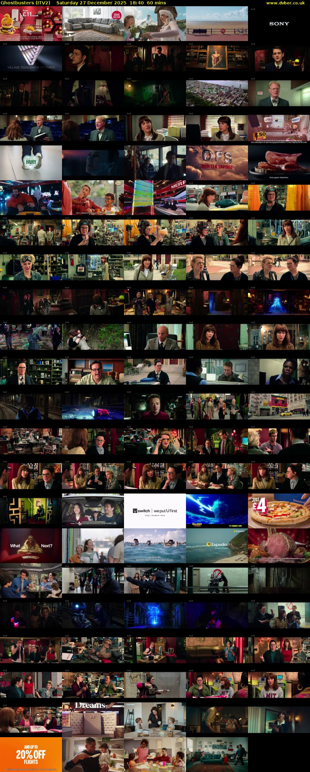 Ghostbusters (ITV2) Saturday 27 December 2025 18:40 - 19:40