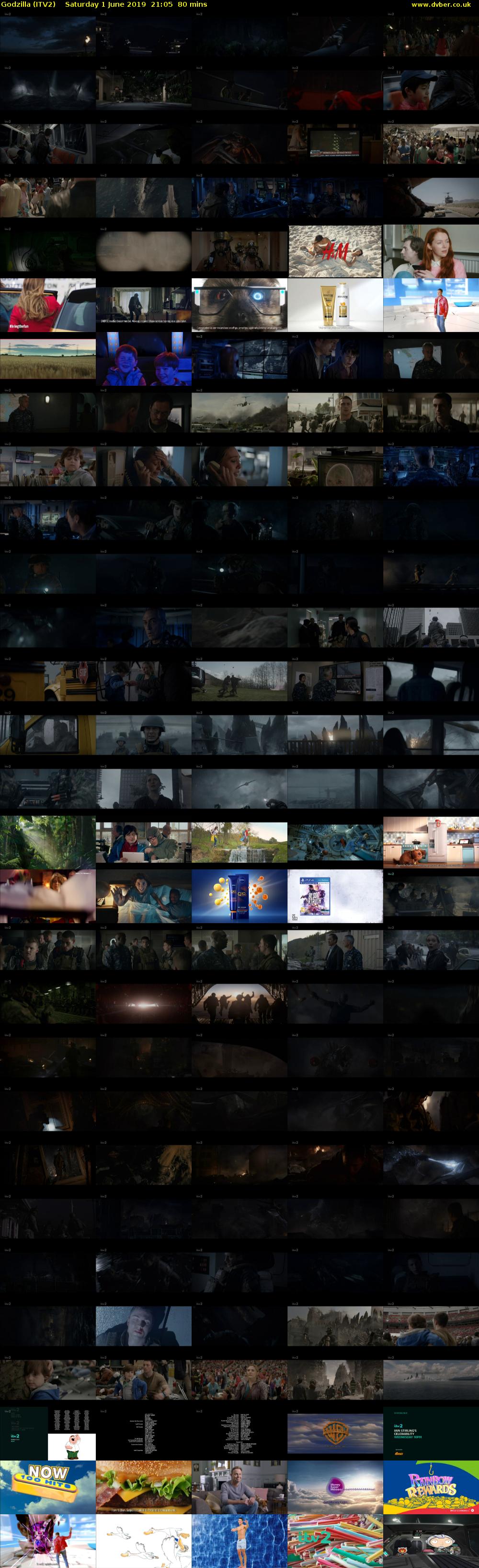 Godzilla (ITV2) Saturday 1 June 2019 21:05 - 22:25