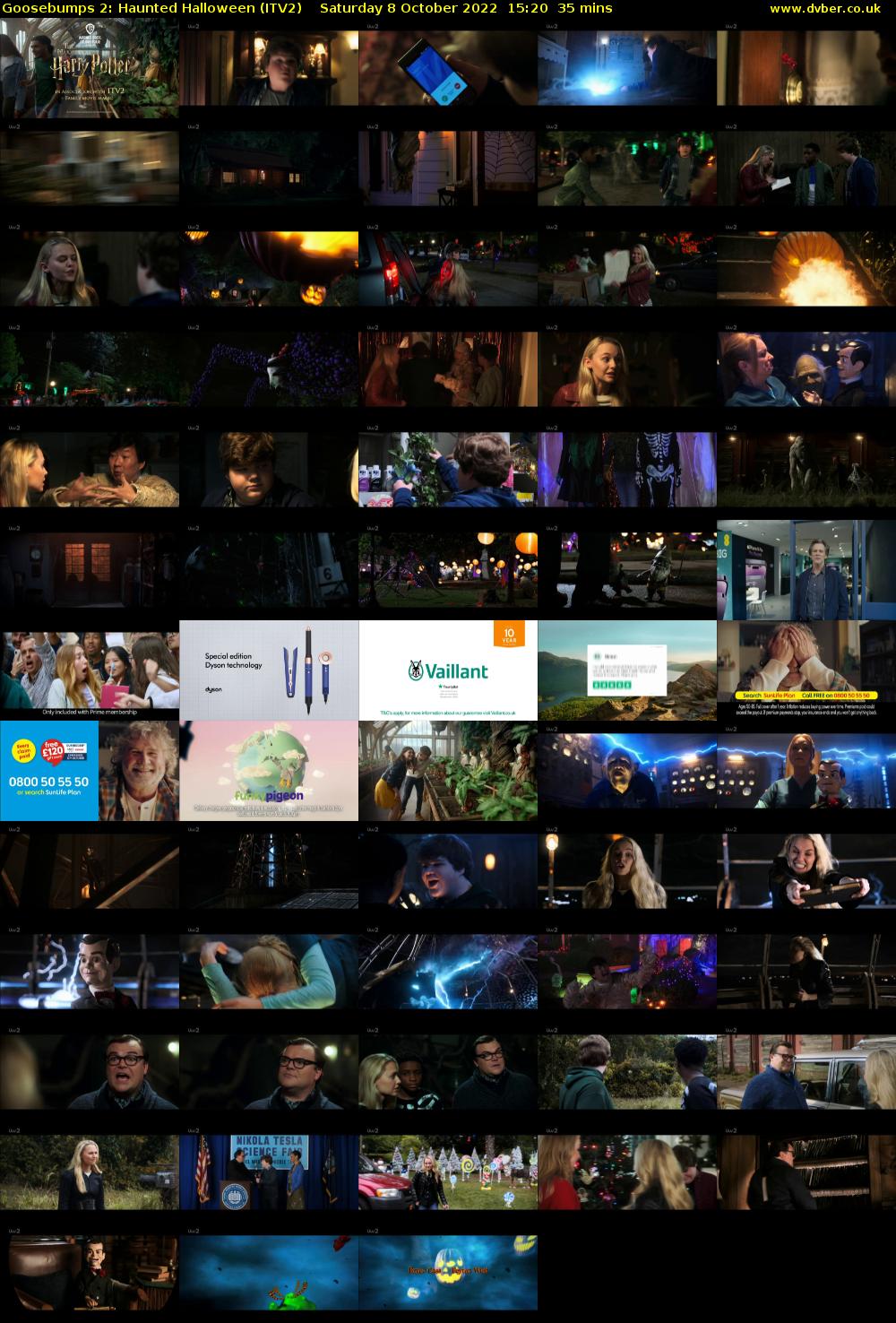 Goosebumps 2: Haunted Halloween (ITV2) Saturday 8 October 2022 15:20 - 15:55