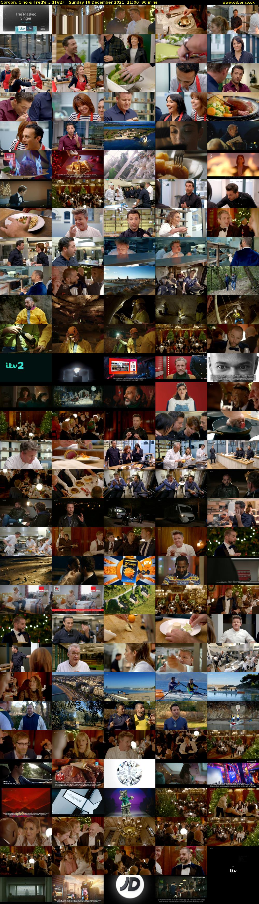 Gordon, Gino & Fred's... (ITV2) Sunday 19 December 2021 21:00 - 22:30