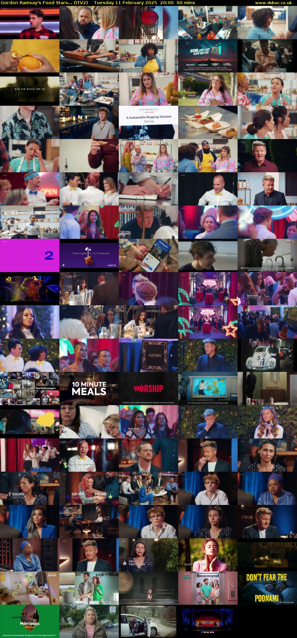 Gordon Ramsay's Food Stars... (ITV2) Tuesday 11 February 2025 20:00 - 21:00