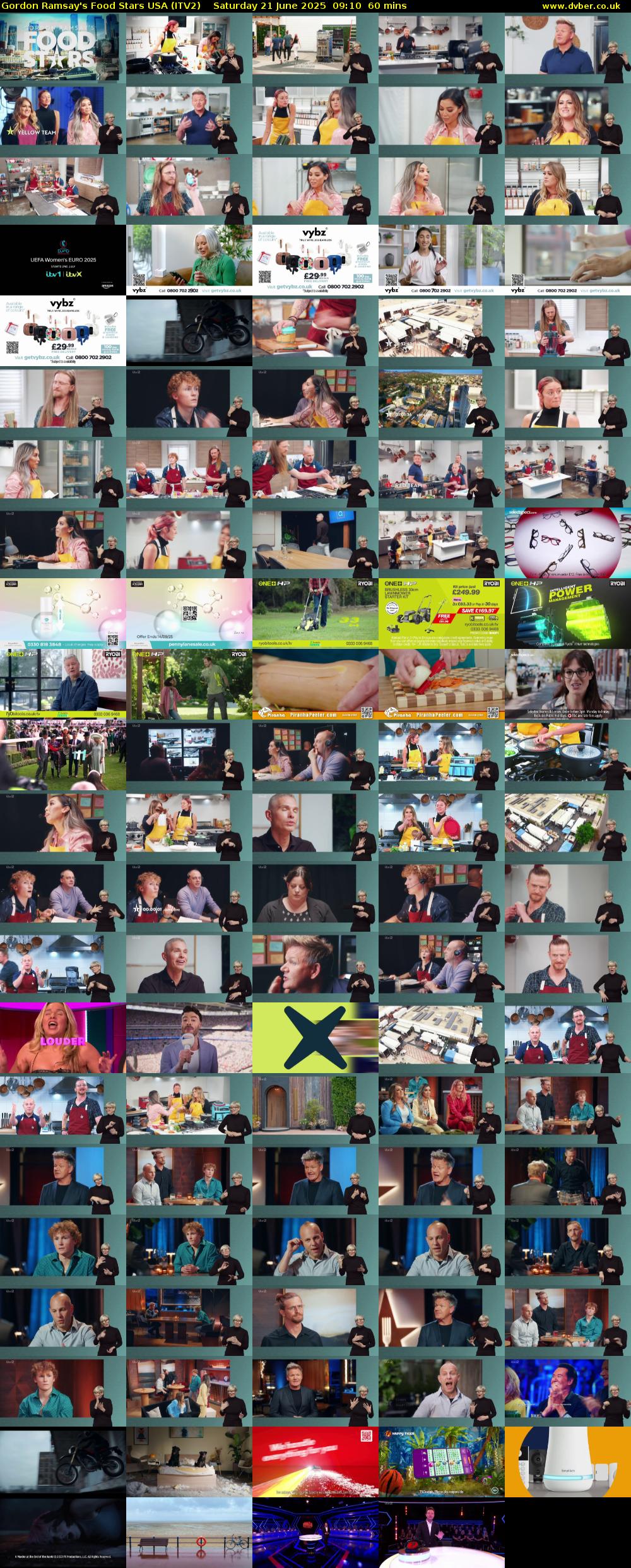 Gordon Ramsay's Food Stars USA (ITV2) Saturday 21 June 2025 09:10 - 10:10