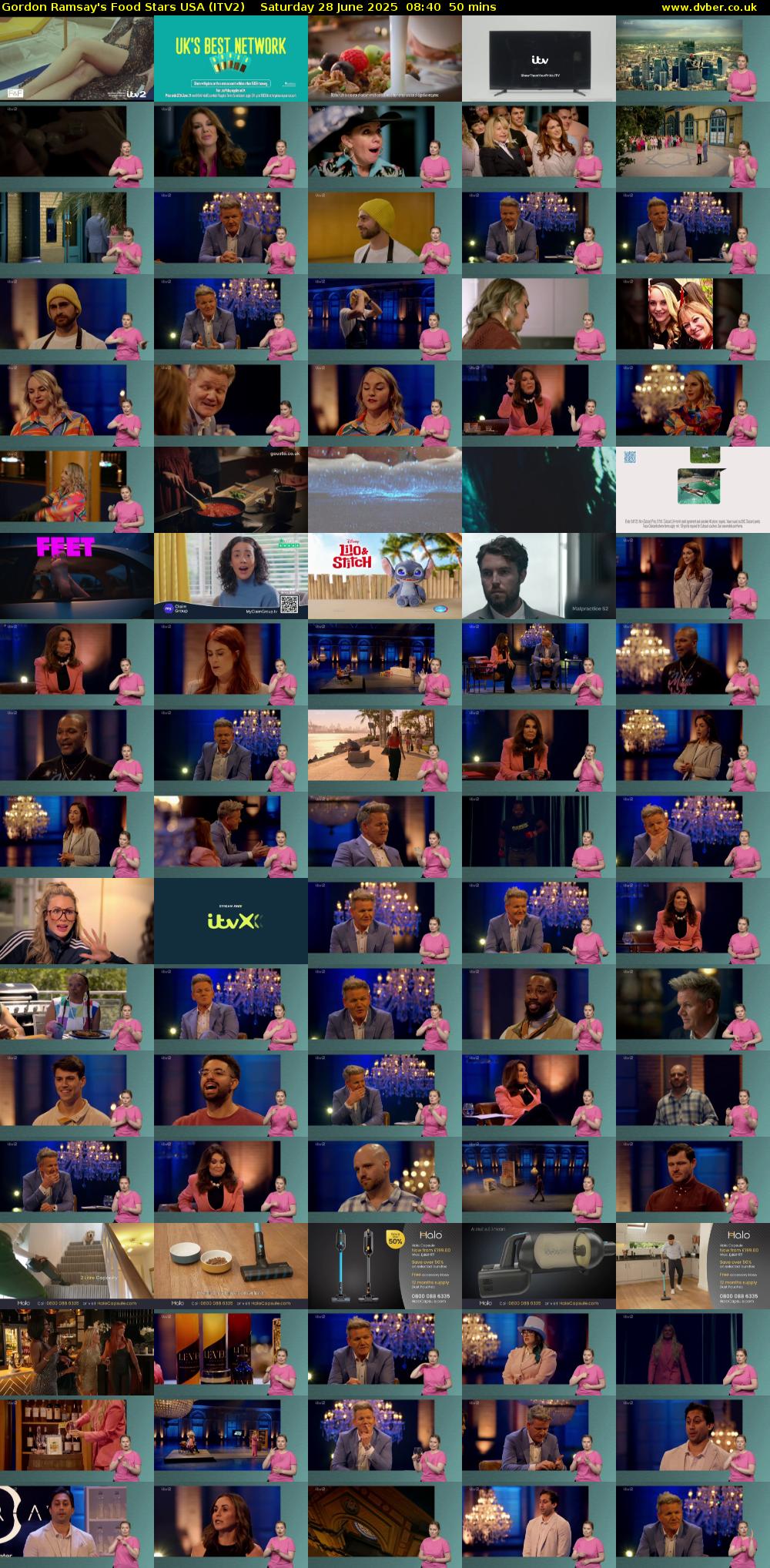 Gordon Ramsay's Food Stars USA (ITV2) Saturday 28 June 2025 08:40 - 09:30