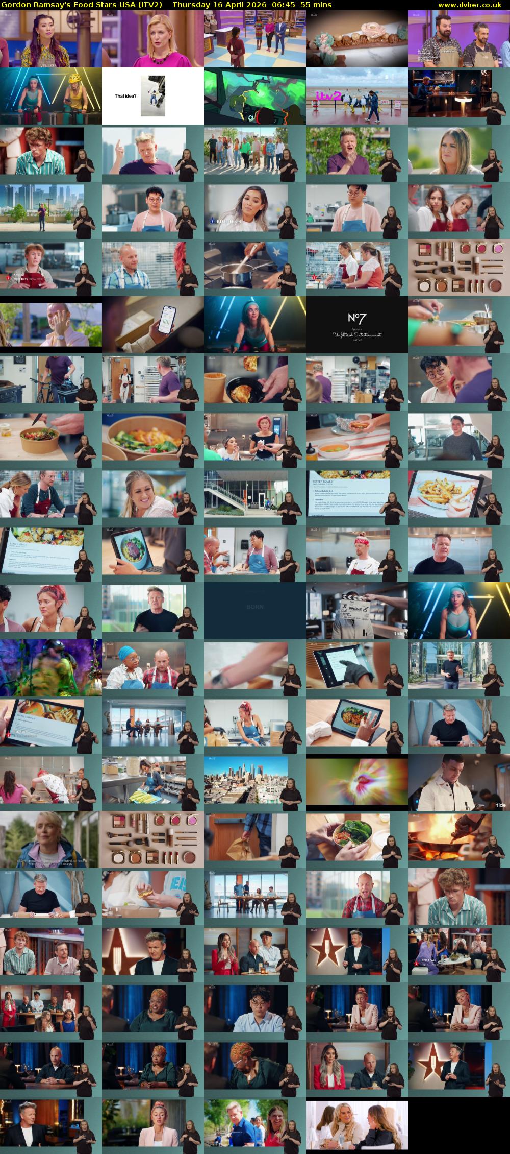Gordon Ramsay's Food Stars USA (ITV2) Thursday 16 April 2026 06:45 - 07:40