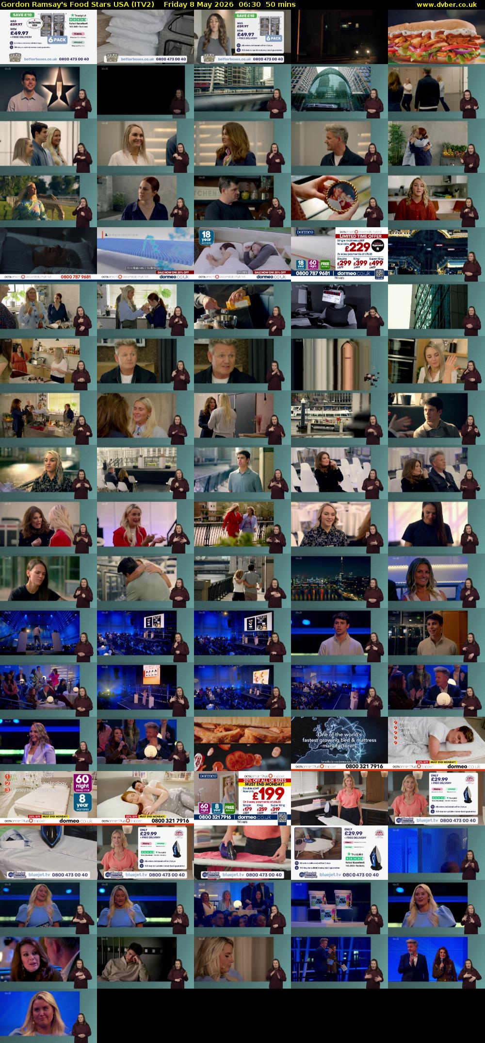 Gordon Ramsay's Food Stars USA (ITV2) Friday 8 May 2026 06:30 - 07:20