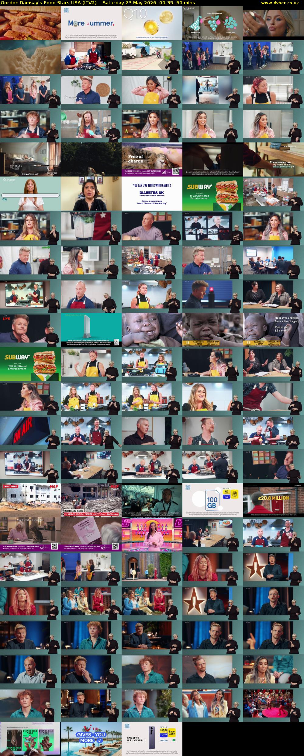 Gordon Ramsay's Food Stars USA (ITV2) Saturday 23 May 2026 09:35 - 10:35