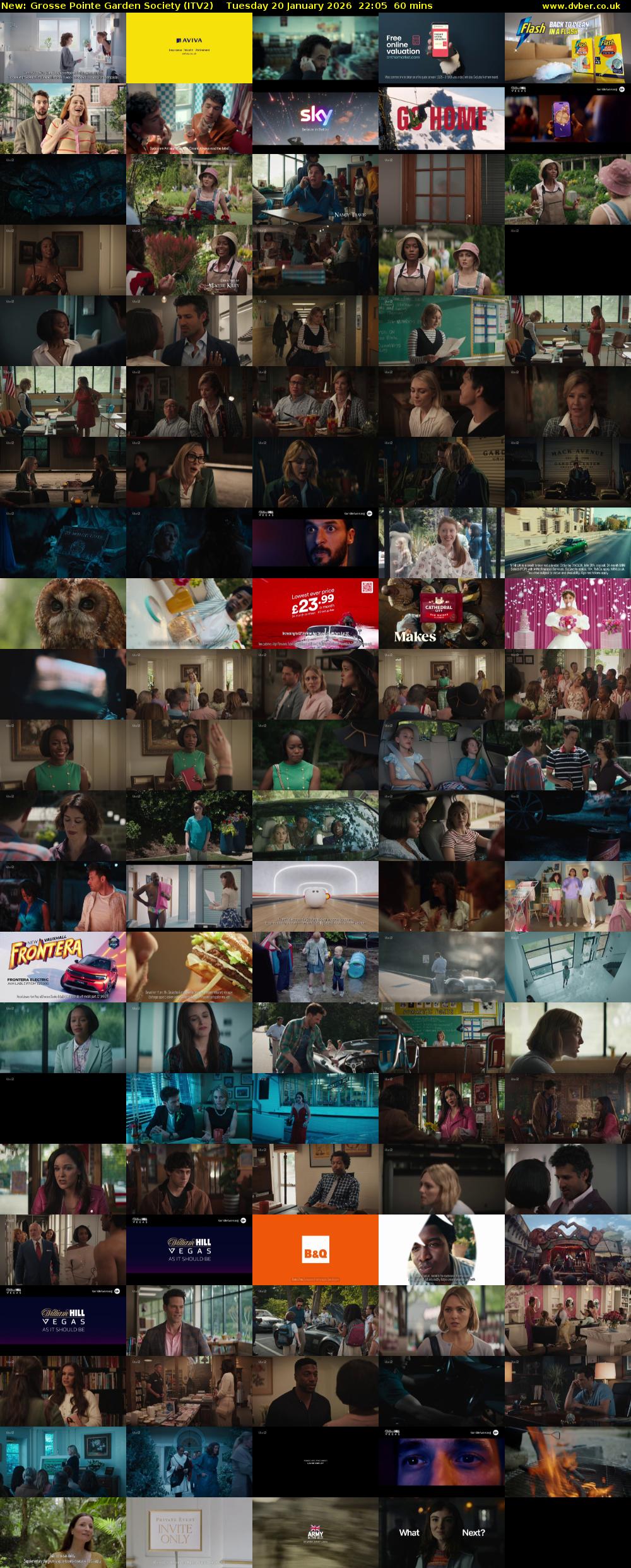 Grosse Pointe Garden Society (ITV2) Tuesday 20 January 2026 22:05 - 23:05