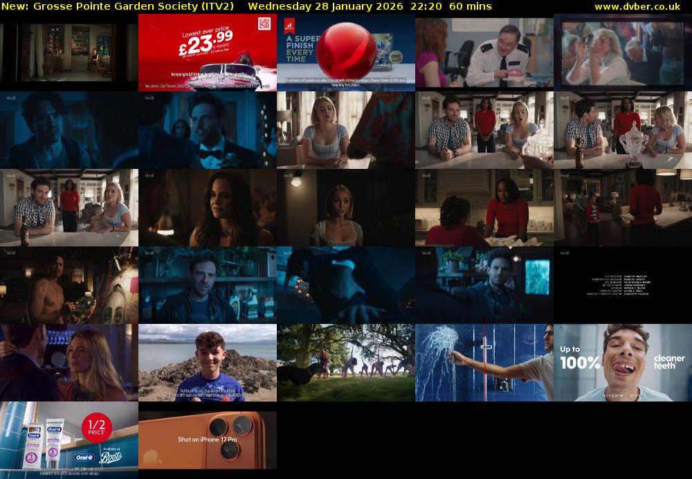 Grosse Pointe Garden Society (ITV2) Wednesday 28 January 2026 22:20 - 23:20