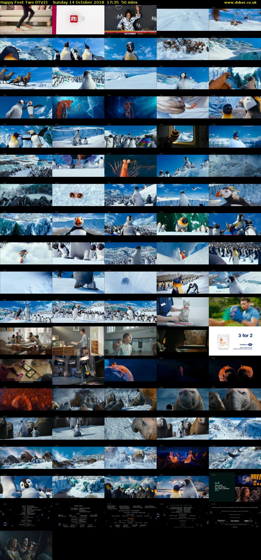 Happy Feet Two (ITV2) Sunday 14 October 2018 17:35 - 18:25
