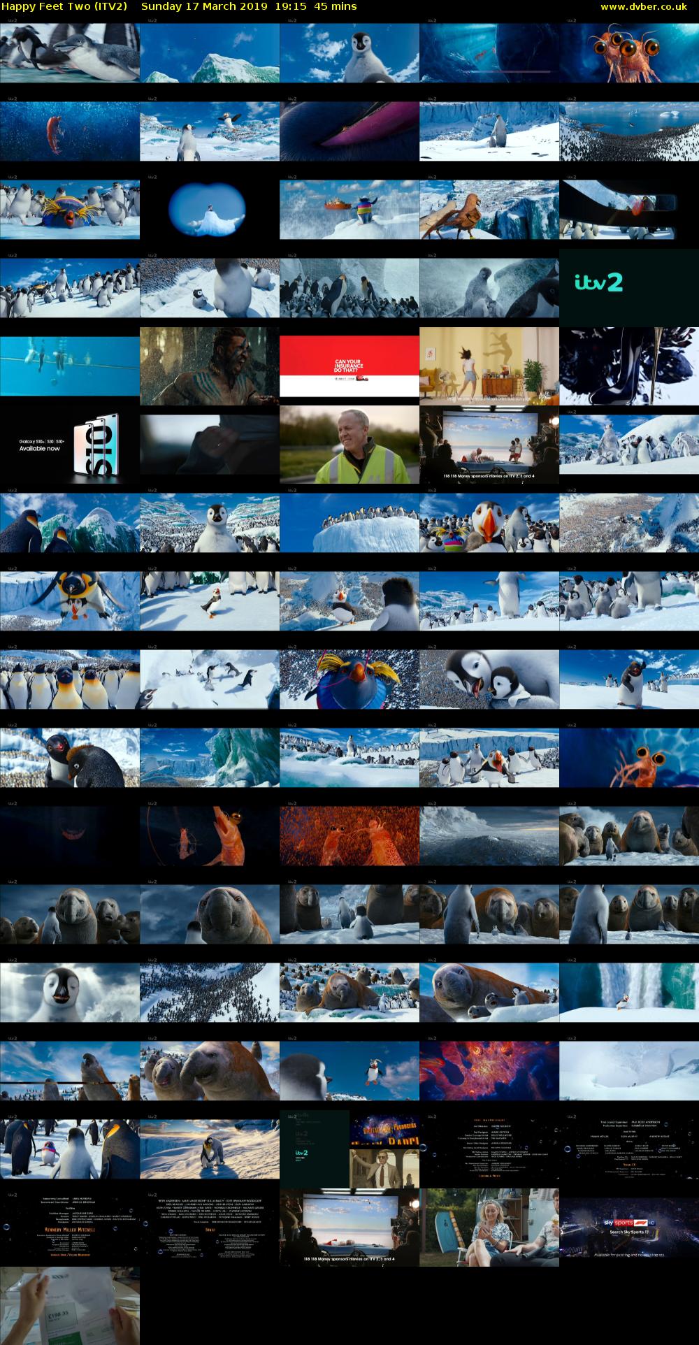 Happy Feet Two (ITV2) Sunday 17 March 2019 19:15 - 20:00