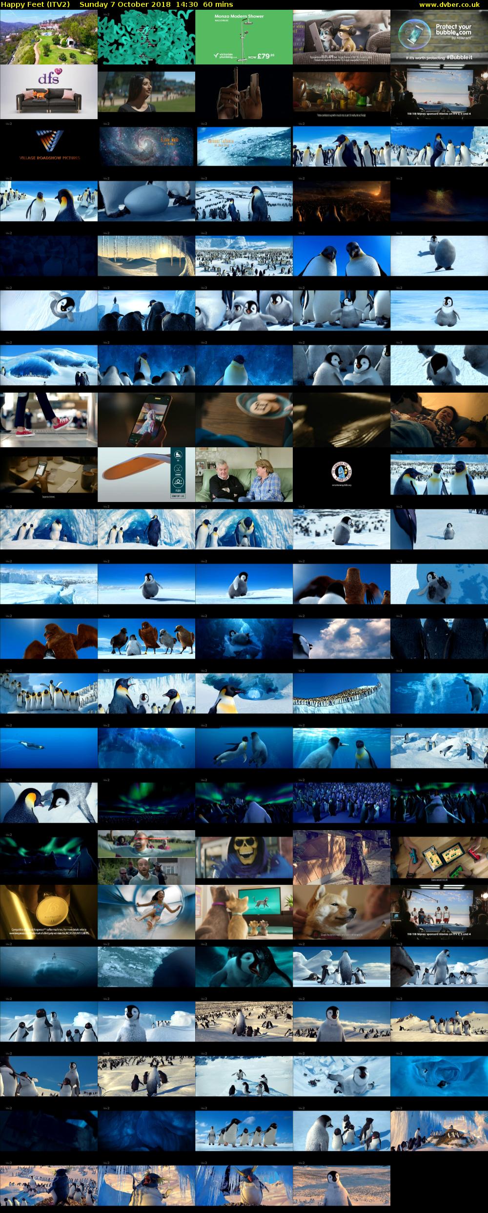 Happy Feet (ITV2) Sunday 7 October 2018 14:30 - 15:30